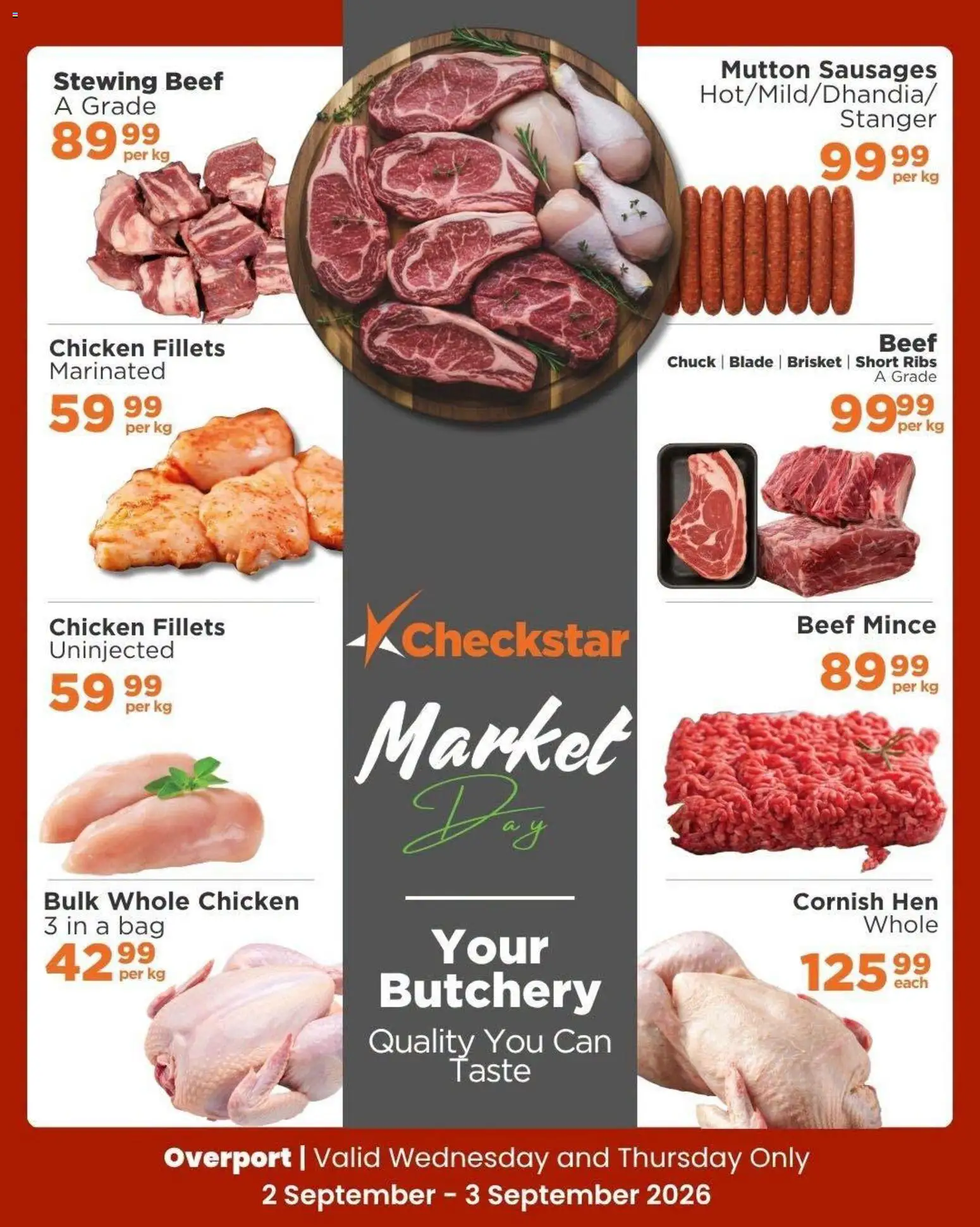 New Check Star catalogue – valid from 02/09/2026 | Page: 6 | Products: Bag, Ribs, Chicken, Beef