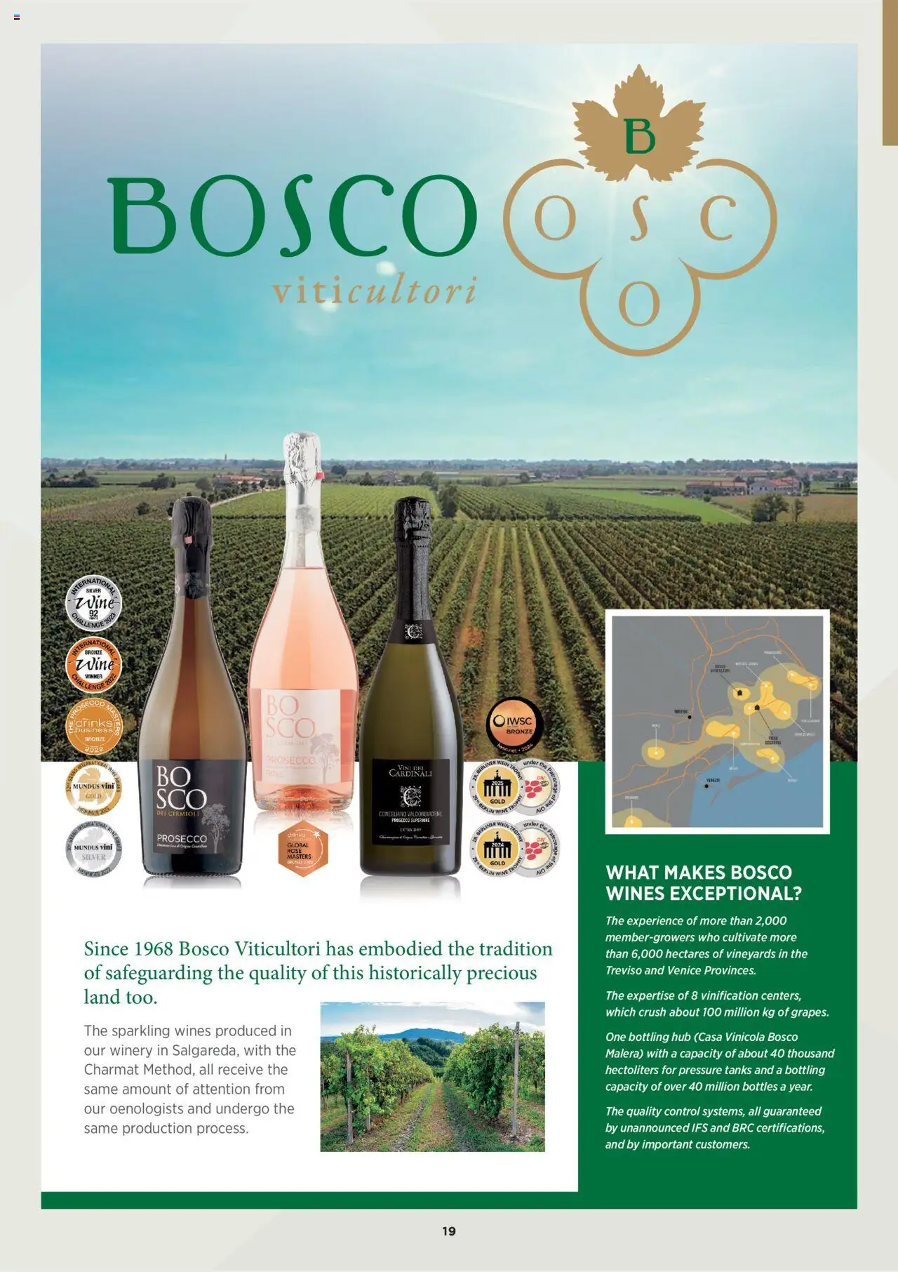 {H1} | Page: 19 | Products: Prosecco, Drinks, Wine