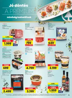 Spar akciós újság - amely érvényes a következő dátumtól: 2026.10.08. | Oldal: 15