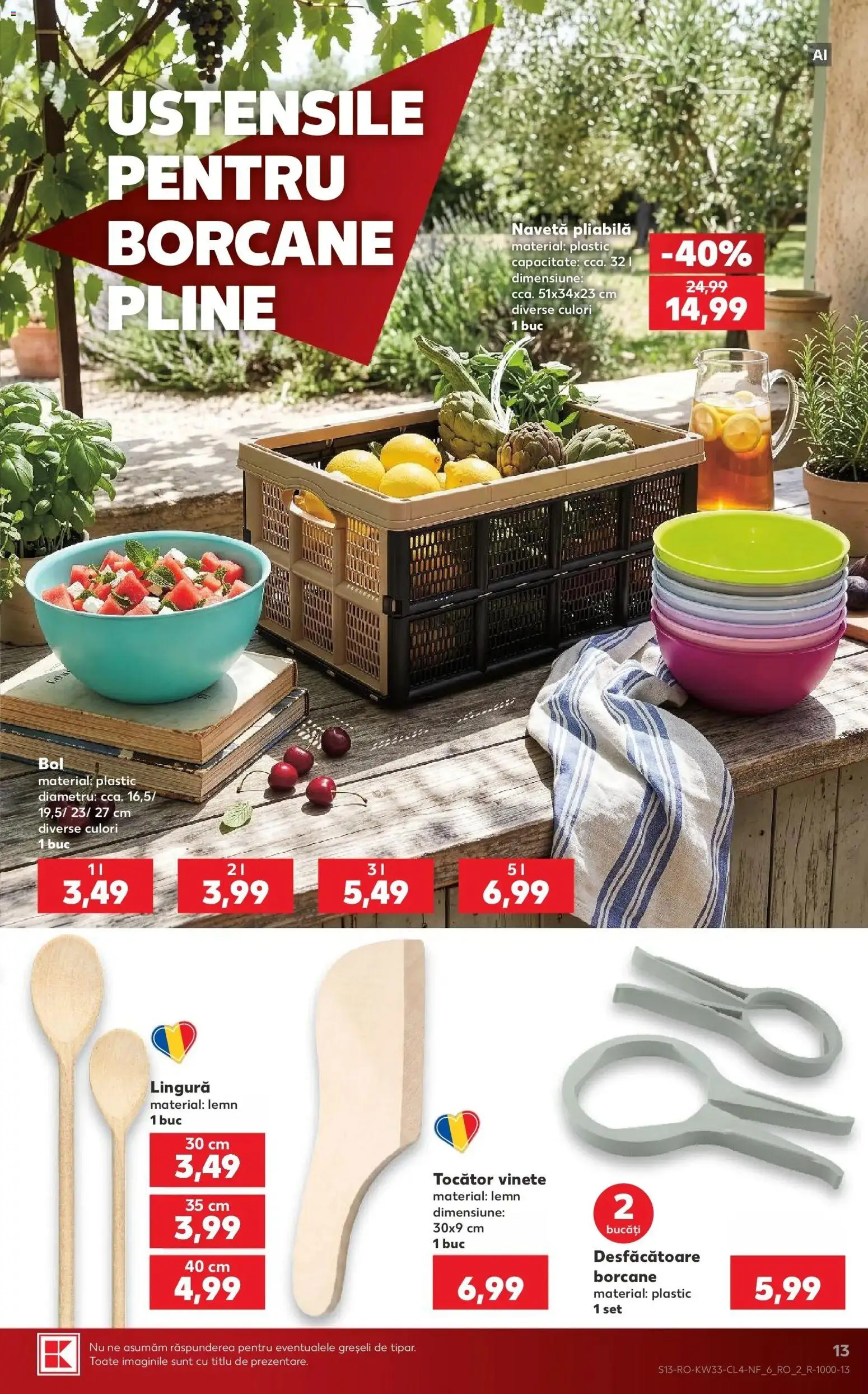 Kaufland Arad 12.08.2026 - Revista si Oferta | Pagină: 13 | Produse: Tocător