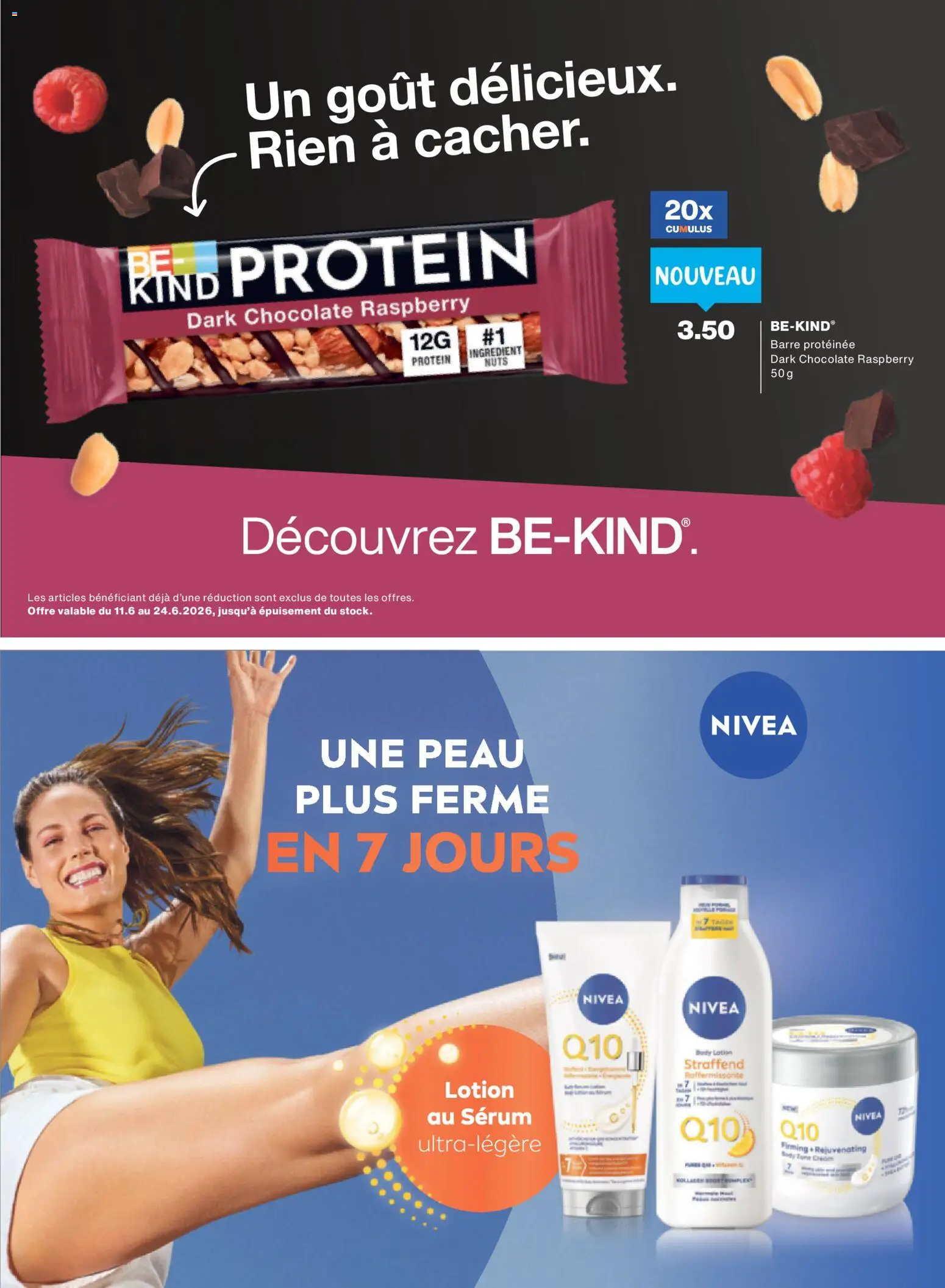 Migros aktionen Magazine FR – gültig ab 10.06.2026 | Seite: 44 | Produkte: Serum, Body Lotion, Body Cream