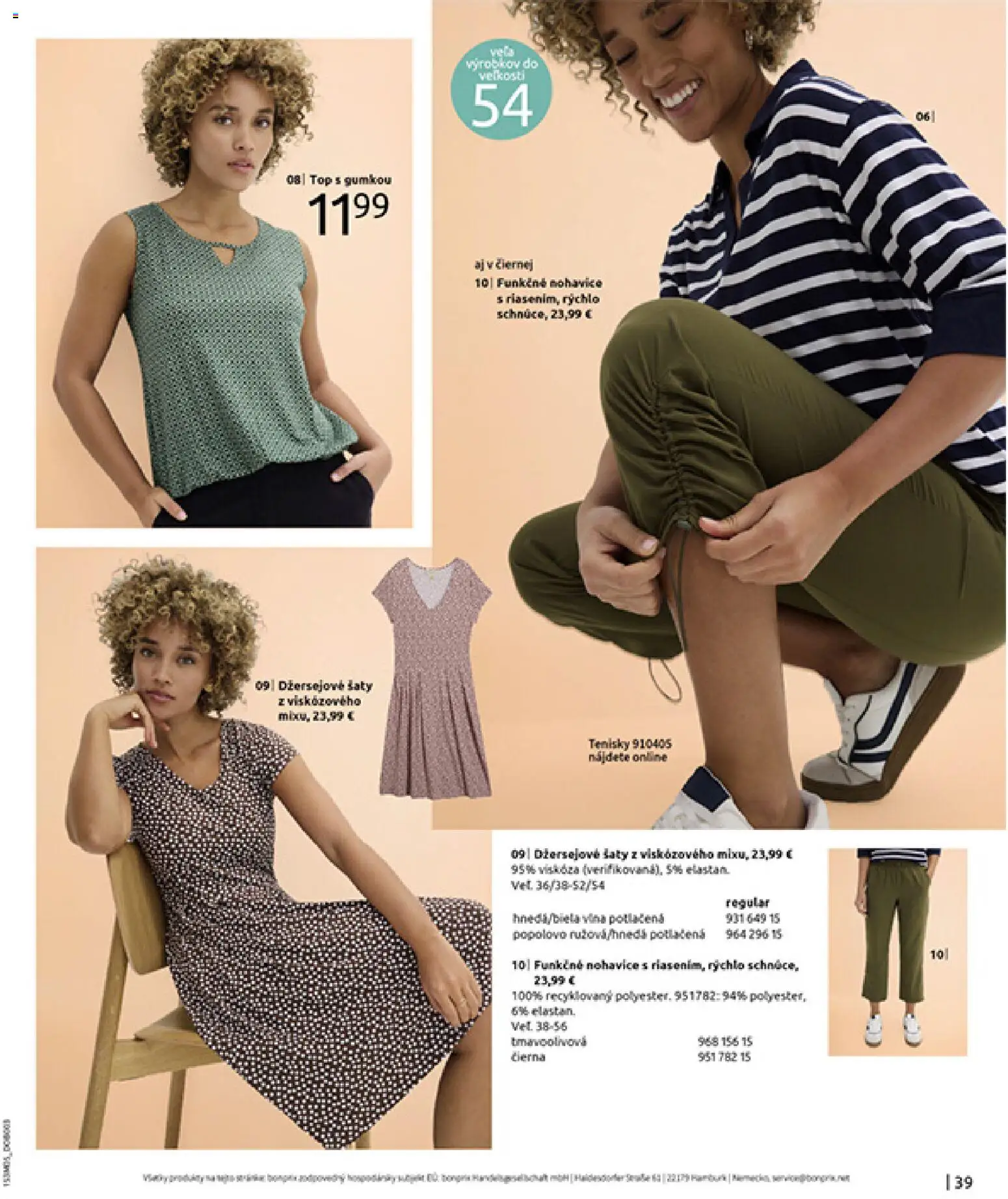Nové Bonprix akcie – leták je platný od 05.05.2026 | Strana: 41 | Produkty: Šaty, Nohavice, Tenisky