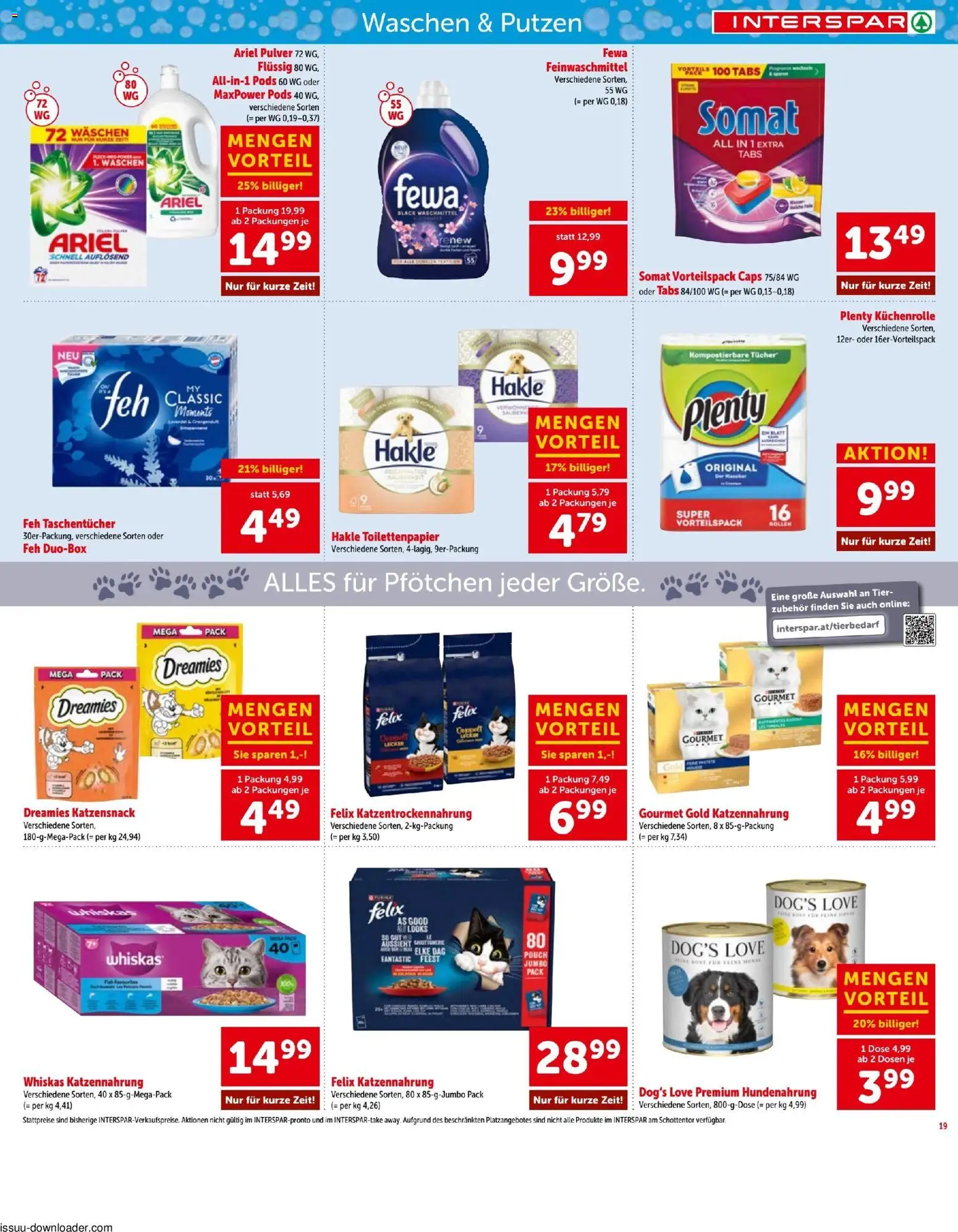 Interspar - Flugblatt gültig ab 07.05.2026 | Seite: 19 | Produkte: Waschmittel