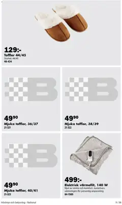 Biltema erbjudanden höstmys och belysning - Förhandsvisning av reklamblad från butik Biltema aktuell från 01/09/2026 | Sida: 9