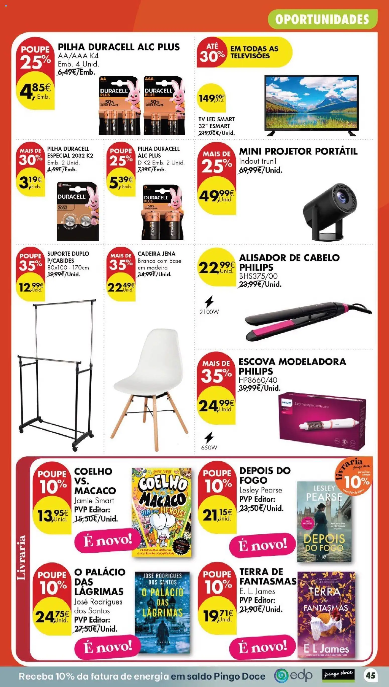 Pingo Doce folheto │ válido de 20/10/2026 | Página: 51 | Produtos: Alisador de cabelo, Base, Projetor, Coelho