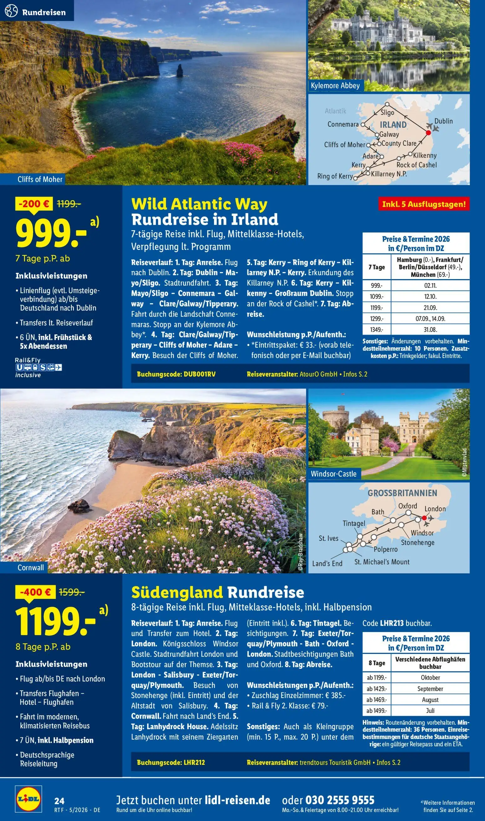 Lidl Reisen Reise-Highlights – gültig ab 12.05.2026 | Seite: 24