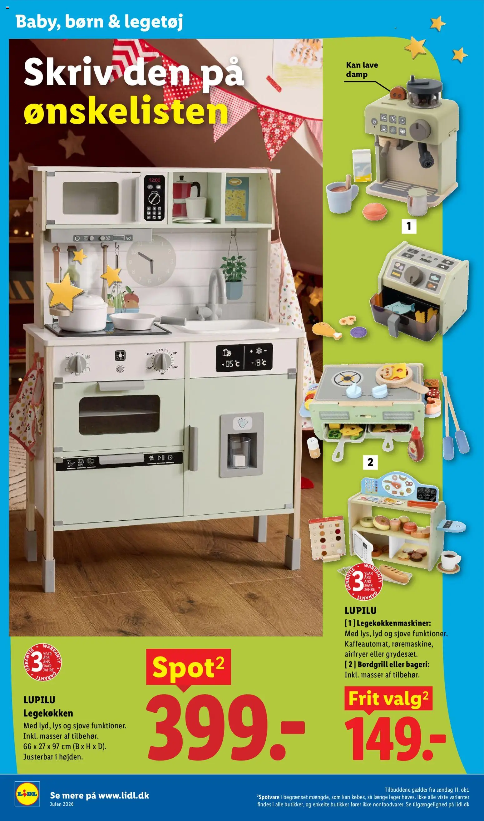 Lidl tilbudsavis – gyldig fra 11/10/2026 | Side: 2 | Produkter: Bageri, Lyd, Søm, Grill