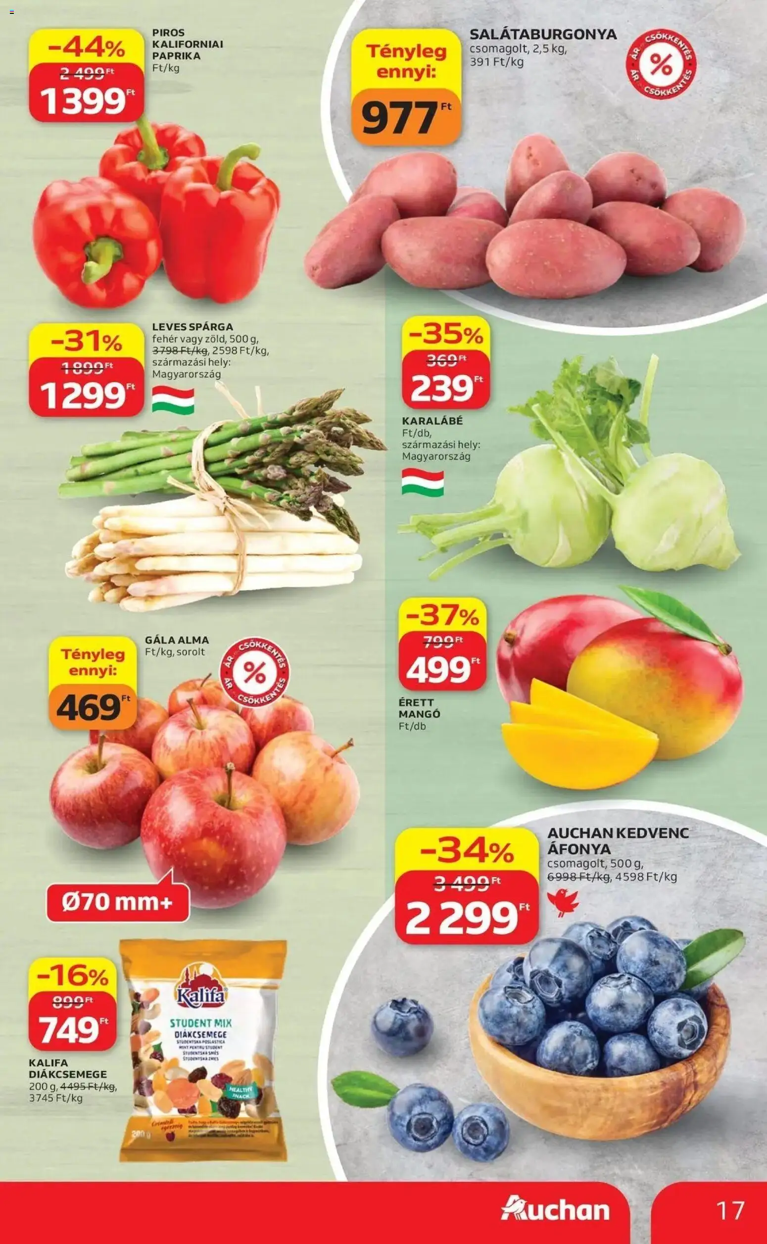 Auchan akciós ujság - amely érvényes a következő dátumtól: 30.04.2026 | Oldal: 17