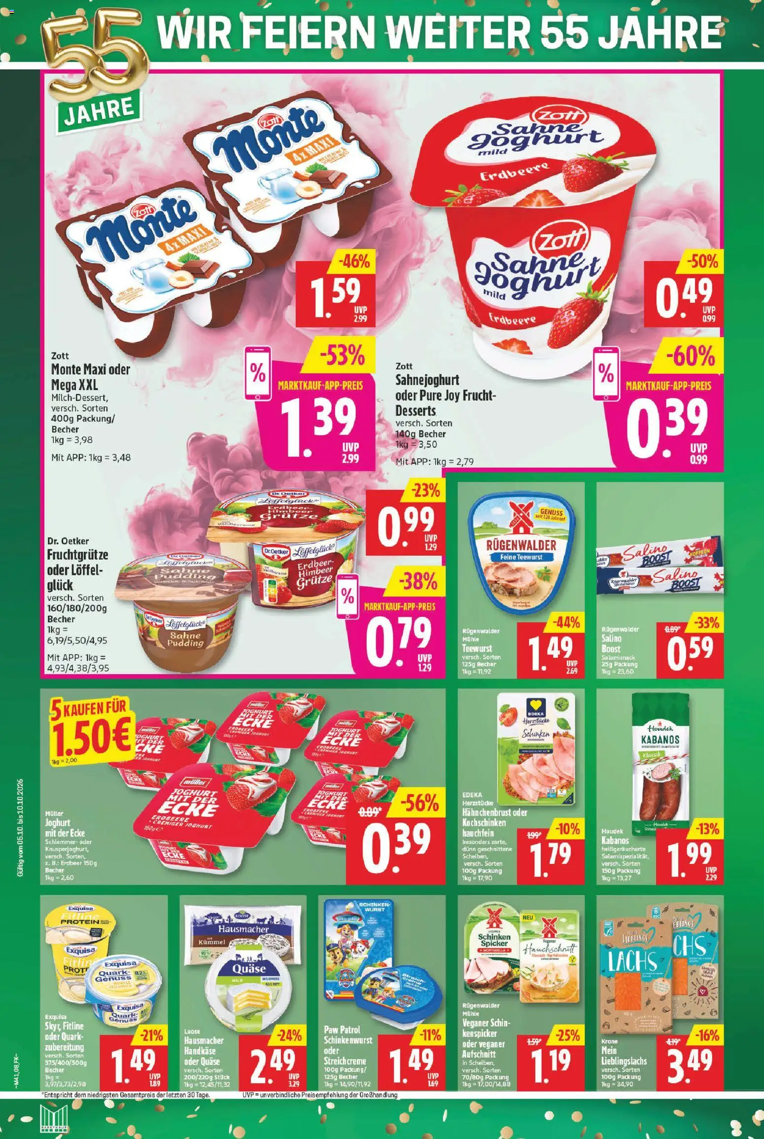 Marktkauf Prospekt – gültig ab 05.10.2026 | Seite: 8 | Produkte: Exquisa, Wurst, Schinken, Sahne