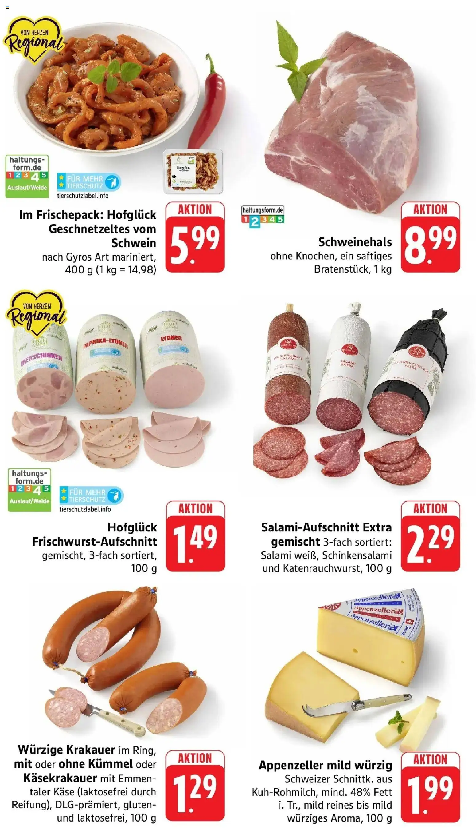 nah & gut Prospekt Offenburg-Zunsweier – gültig ab 12.10.2026 | Seite: 3 | Produkte: Käse, Gyros, Salami
