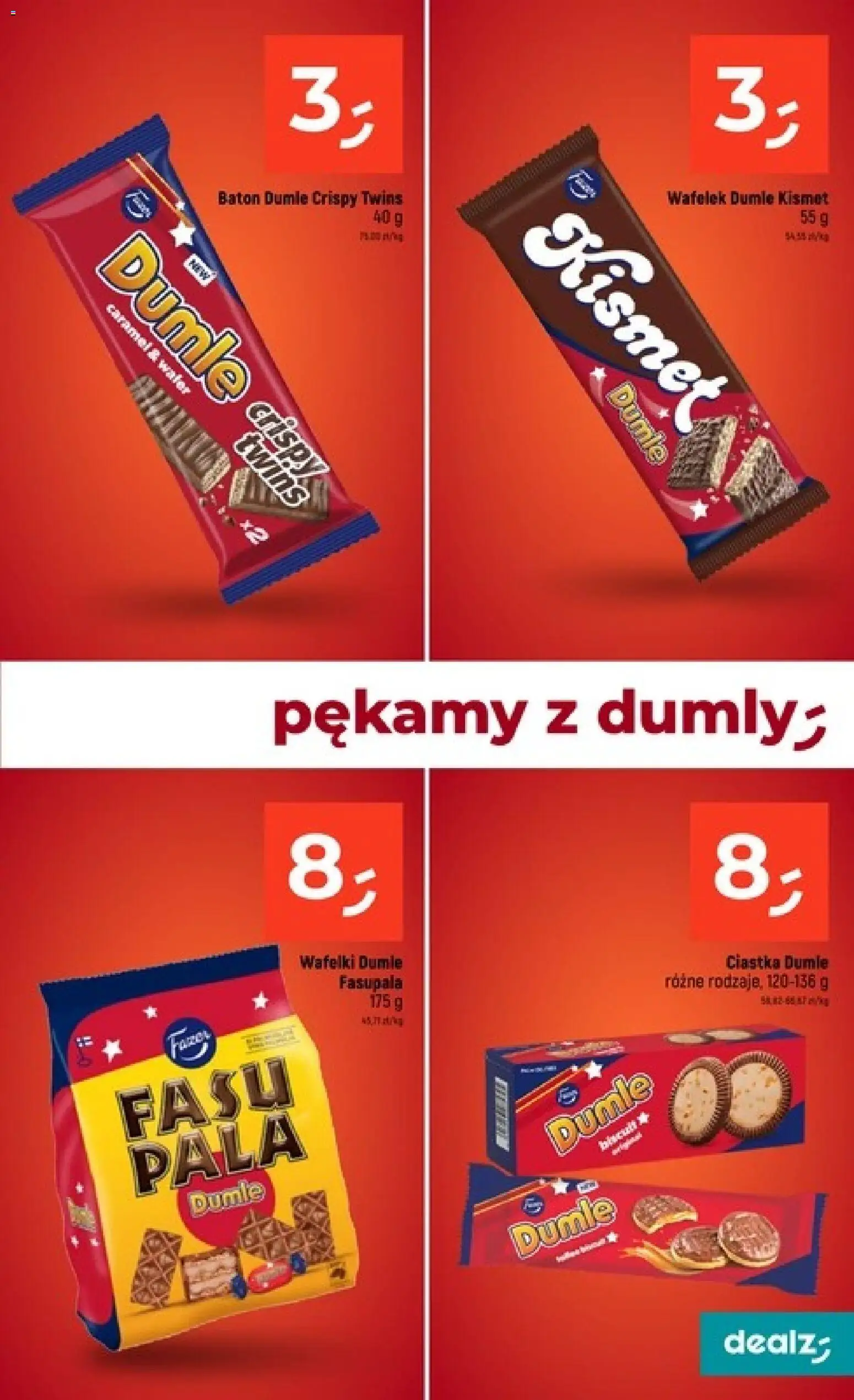 Dealz gazetka od 03.09.2026 | Strona: 13 | Produkty: Wafelek, Baton, Wafelki, Ciastka