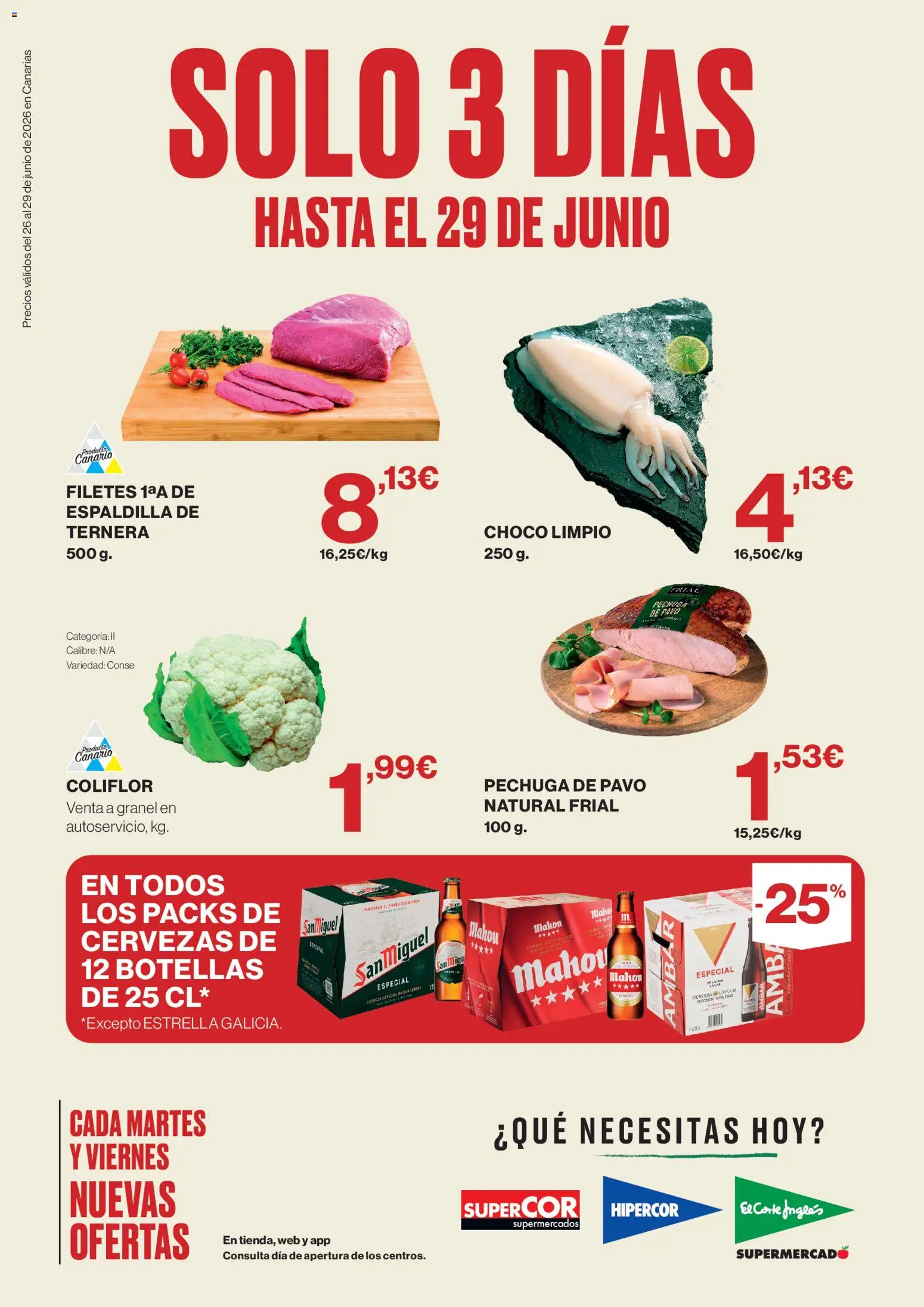 Supercor Canarias │ válido desde el 26/06/2026 | Página: 1 | Productos: Cerveza