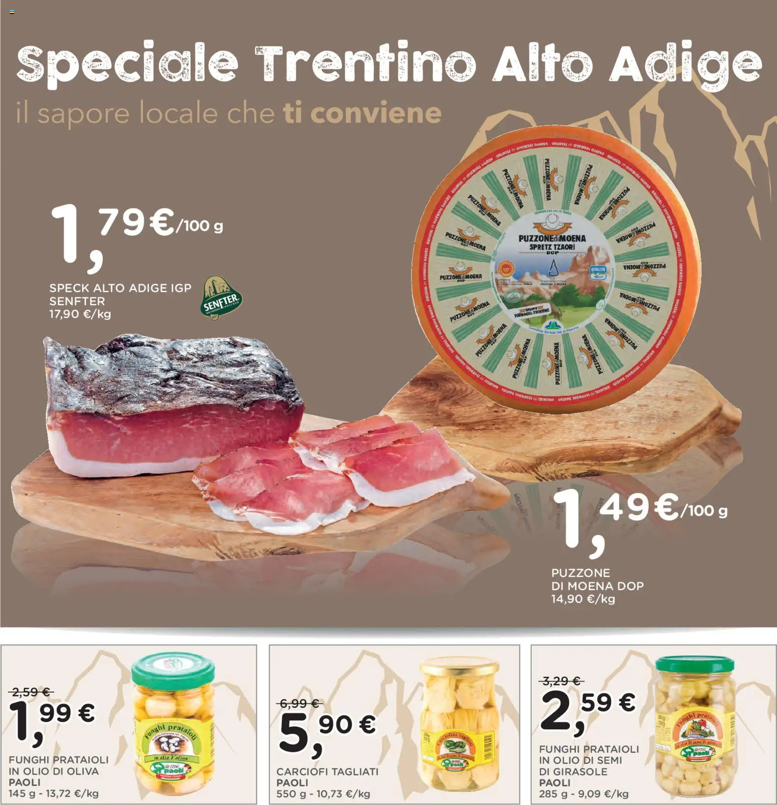 Volantino Poli del 20.05.2026 | Pagina: 2 | Prodotti: Olio, Funghi, Carciofi, Olio di Oliva