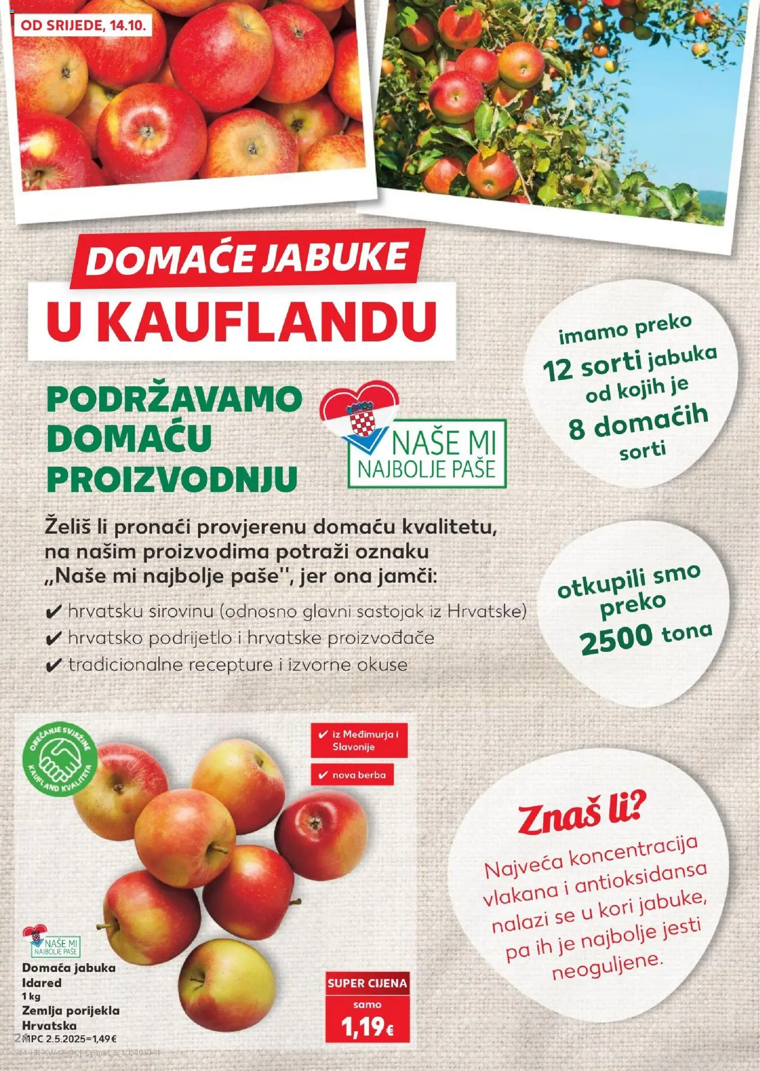 Kaufland HR akciós ujság - amely érvényes a következő dátumtól: 2026.10.14. | Oldal: 24
