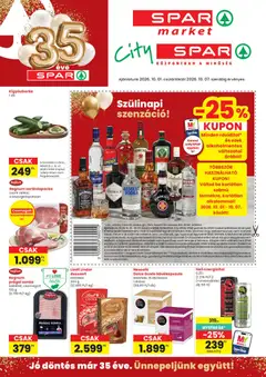 Spar Market akciós újság - amely érvényes a következő dátumtól: 2026.10.01.