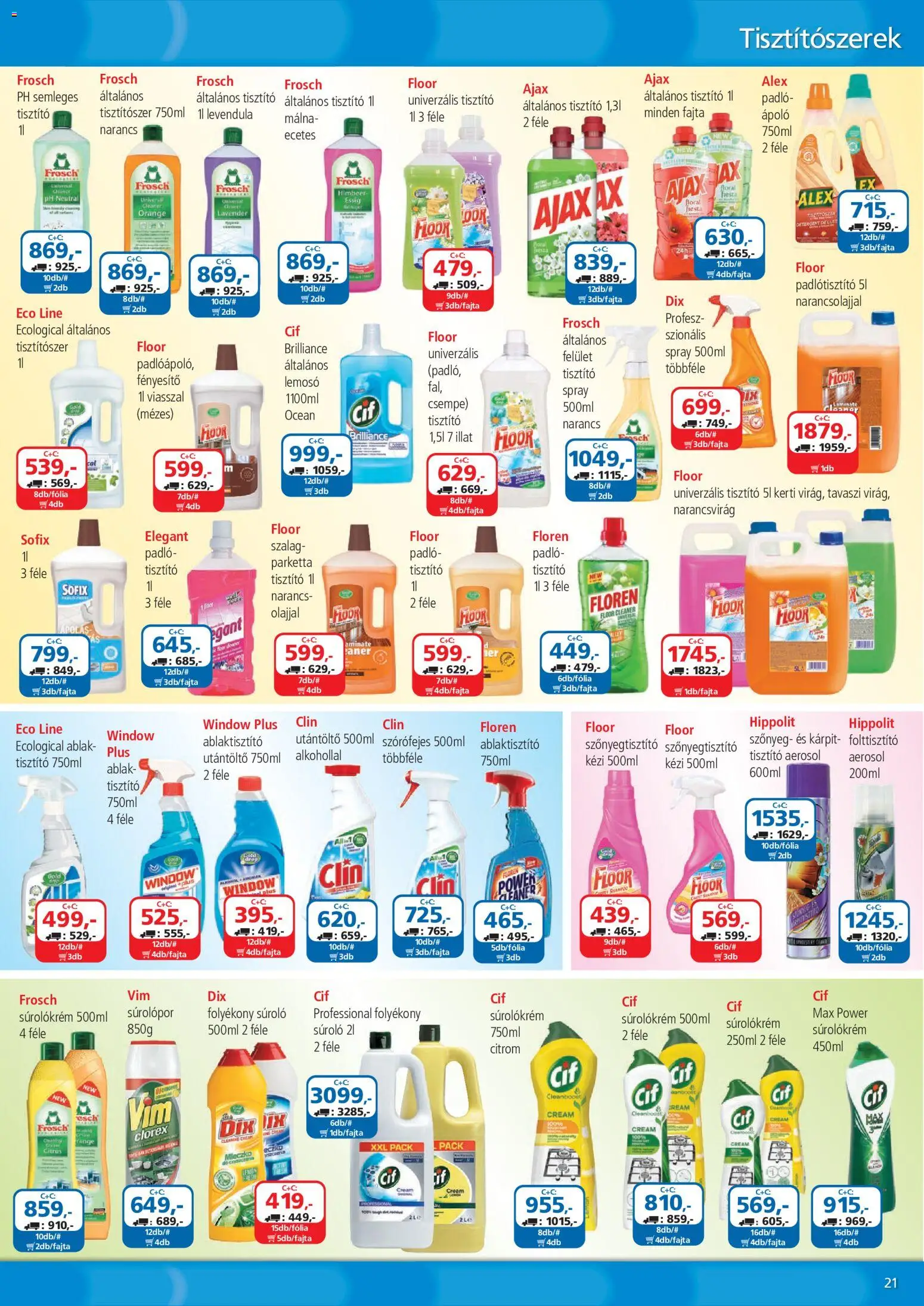 ÁRKLUB akciós ujság - amely érvényes a következő dátumtól: 01.06.2026 | Oldal: 21 | Termékek: Málna, Narancs, Csempe, Levendula