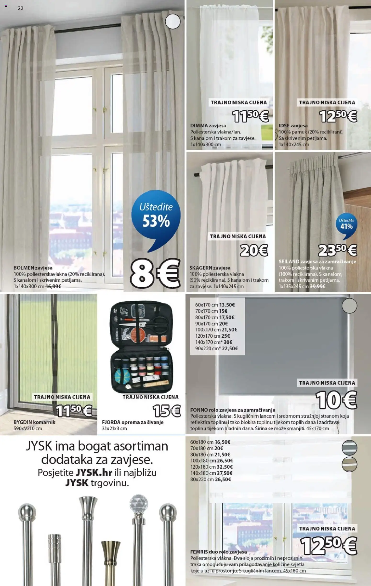 JYSK katalog | vrijedi od 02.09.2026 | Stranica: 22