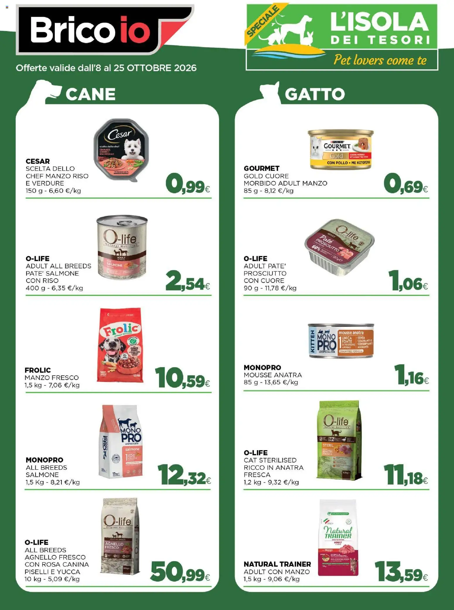 Volantino Brico io del 08/10/2026 | Pagina: 12 | Prodotti: Riso, Tè, Verdure, Anatra
