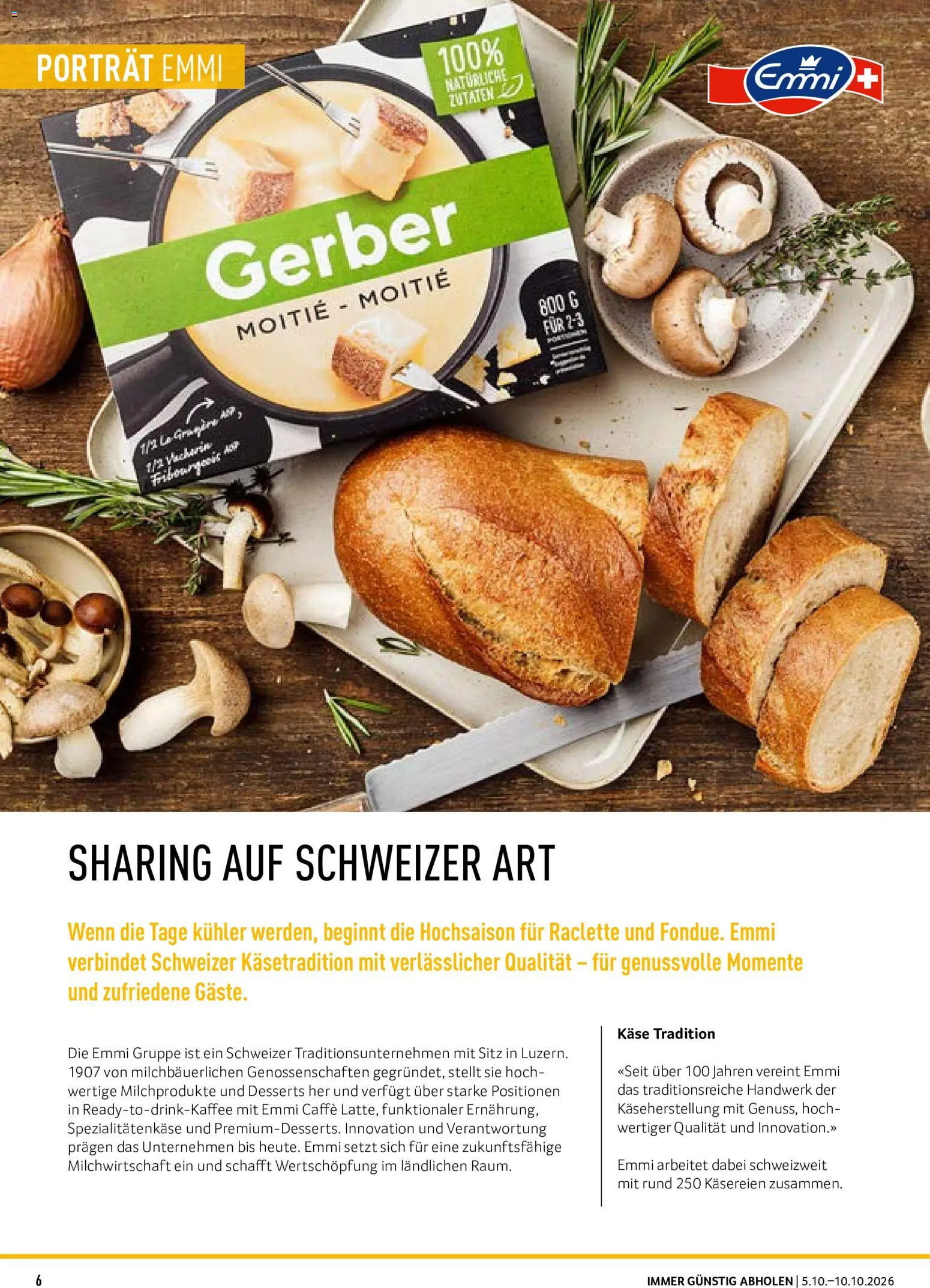 Prodega aktionen Fondue/Raclette – gültig ab 05.10.2026 | Seite: 6 | Produkte: Kühler, Käse, Raclette, Desserts