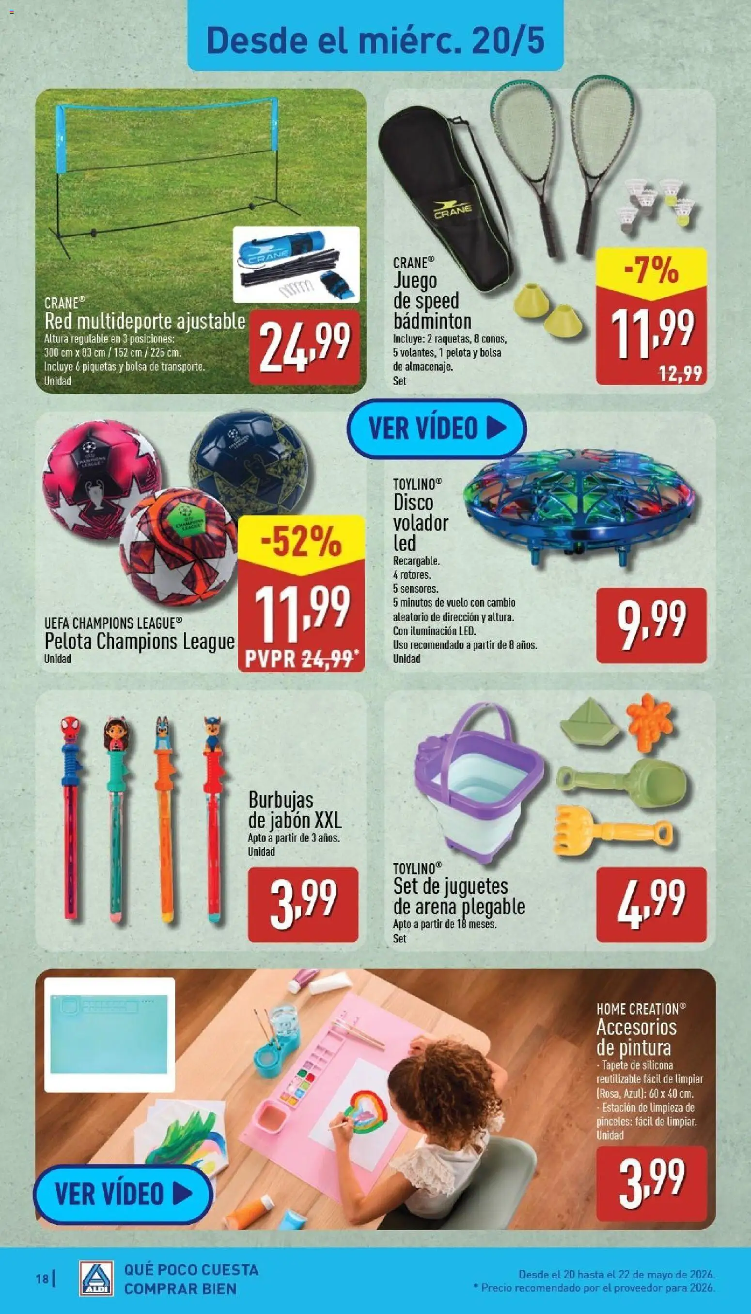 Aldi folleto Península │ válido desde el 18.05.2026 | Página: 18 | Productos: Jabón, Disco, Bolsa, Galette de chaise