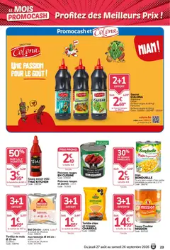 Promocash - Prévisualisation de Promocash catalogue valide à partir de 27/08/2026 | Page: 23 | Produits: Tortilla, Poivrons, Bouteille, Chips