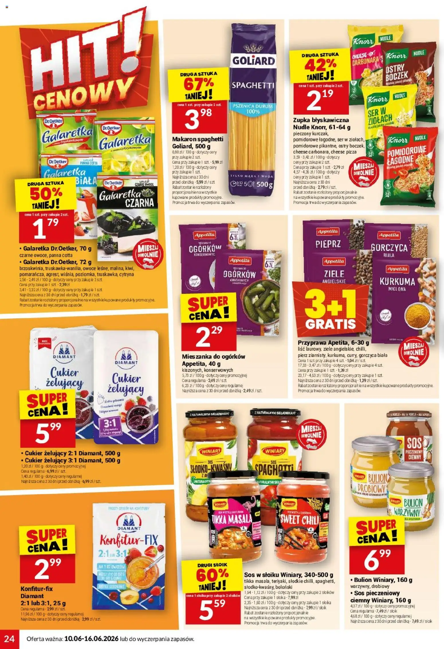 Twój Market gazetka od 10.06.2026 | Strona: 24 | Produkty: Tikka masala, Cukier żelujący, Cukier, Pieprz