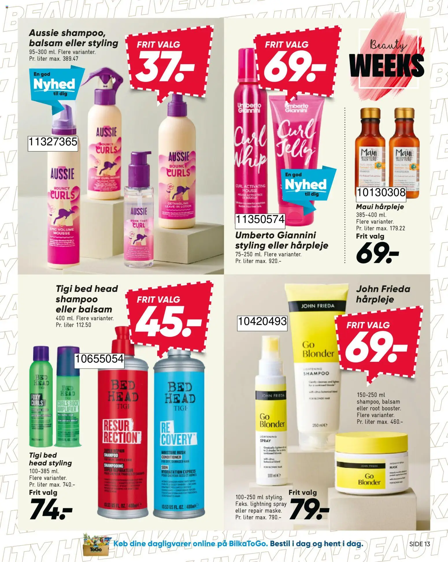Bilka tilbudsavis – gyldig fra 02/10/2026 | Side: 15 | Produkter: Dagligvarer, Shampoo, Balsam