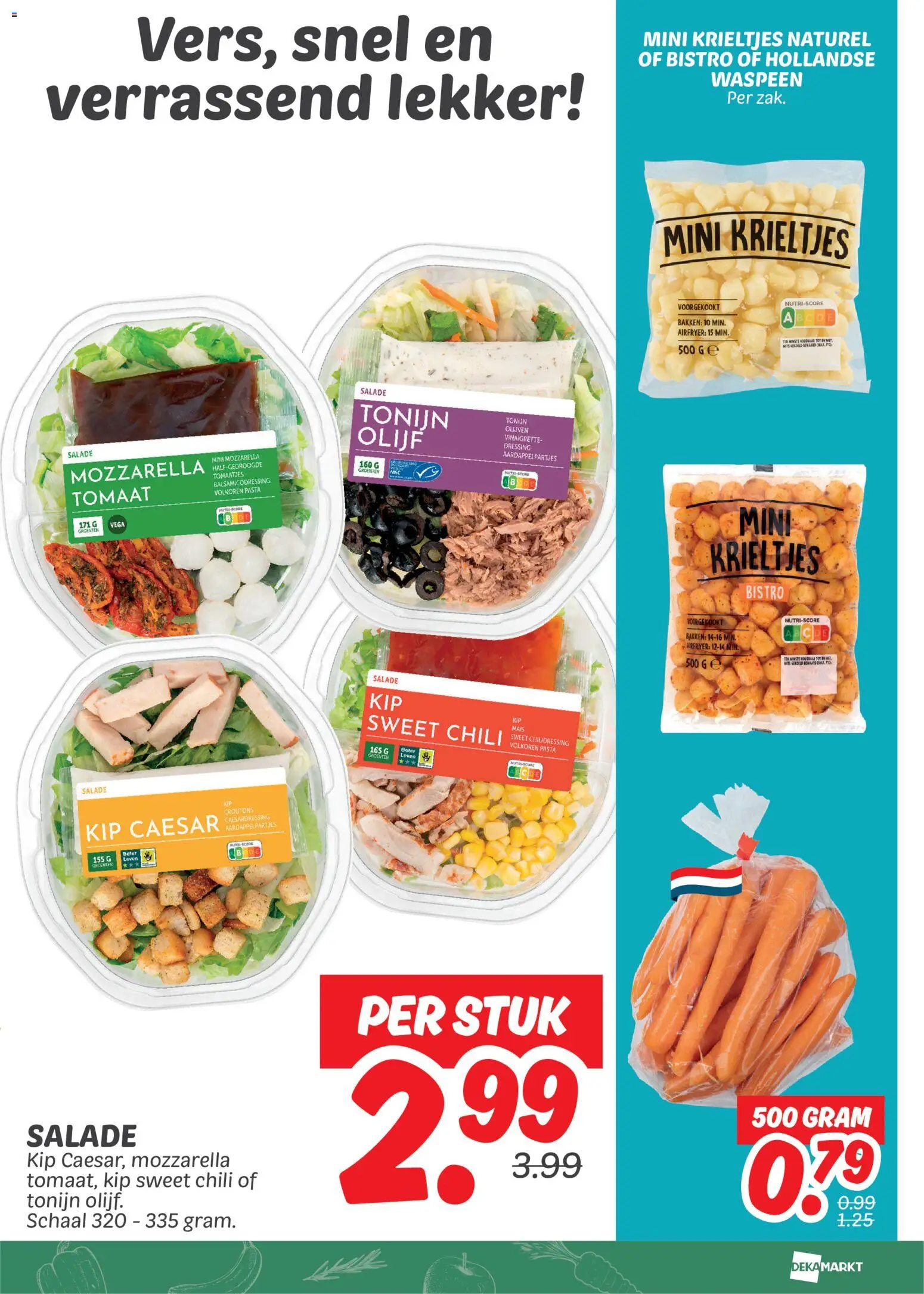 {H1} | Pagina: 9 | Producten: Tomaat, Salade, Krieltjes, Tonijn