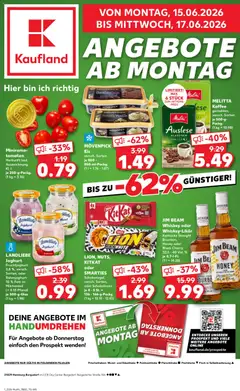 Náhled letáku Kaufland Německo leták - Hamburg od 15.06.2026