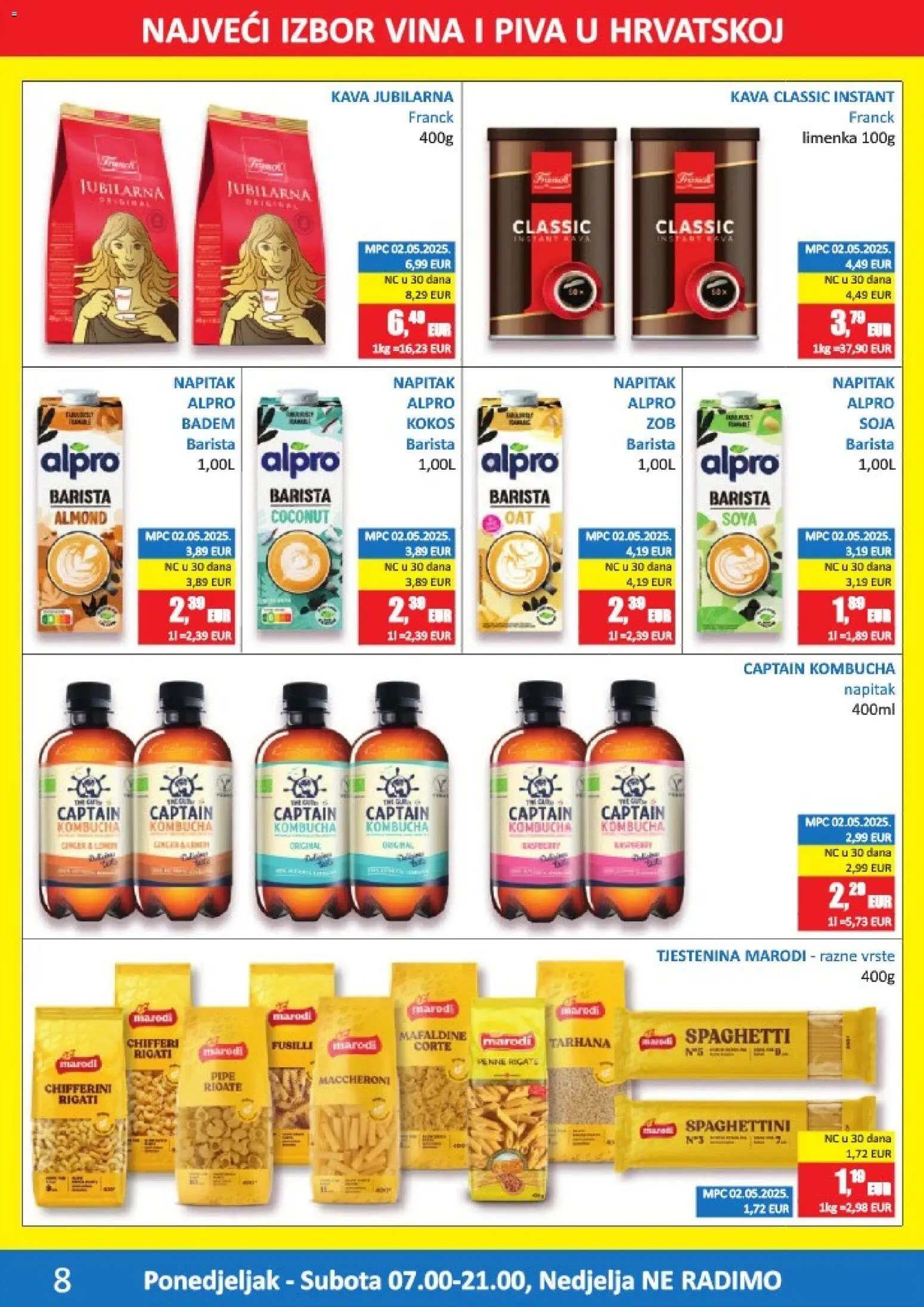 Vrutak katalog | vrijedi od 14.09.2026 | Stranica: 8 | Proizvodi: Kava, Alpro, Badem, Napitak