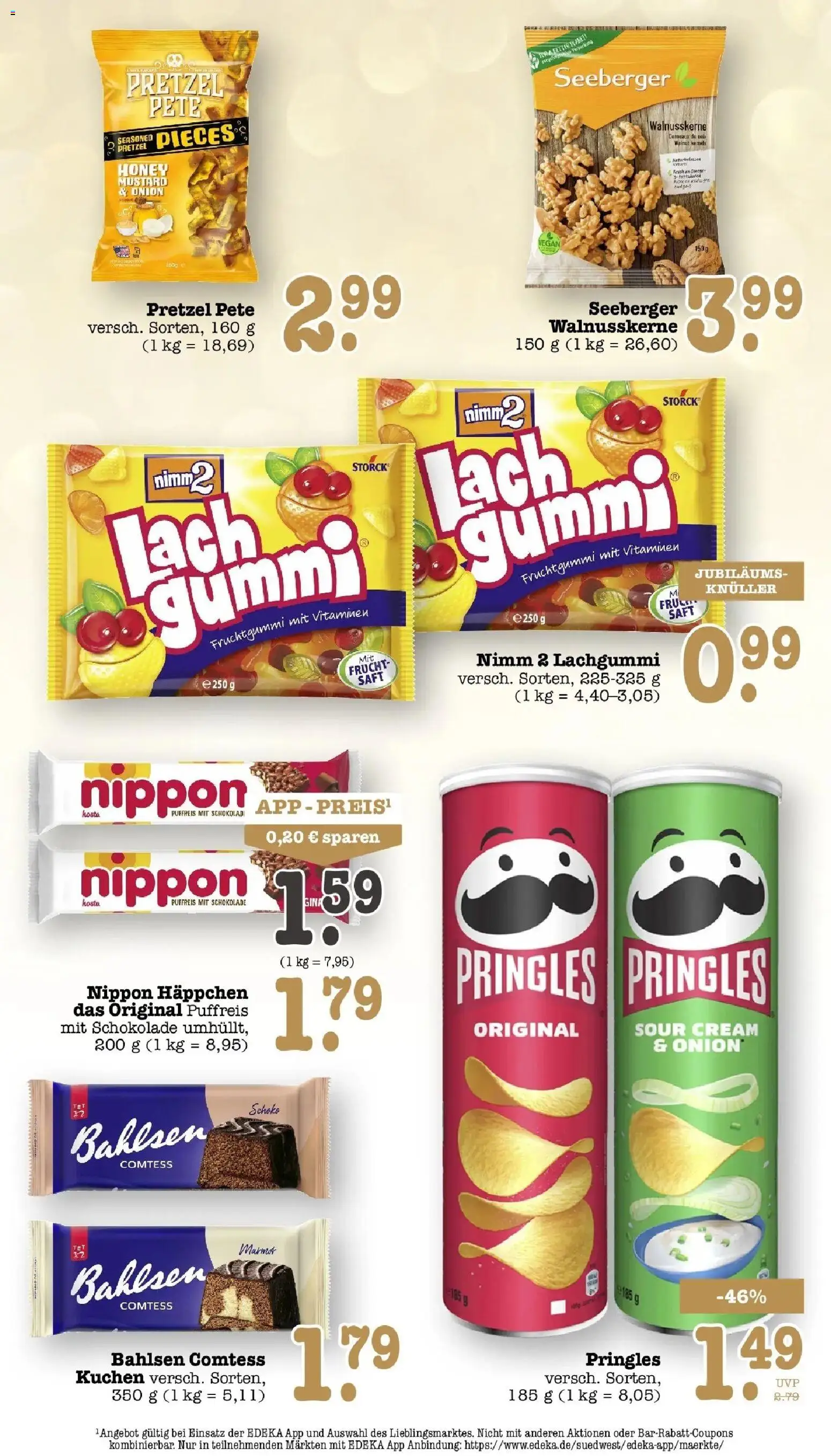 Edeka Prospekt Bühlertal (ab 05.10.2026) » Angebote Online | Seite: 45 | Produkte: Schokolade, Saft, Pringles, Kuchen