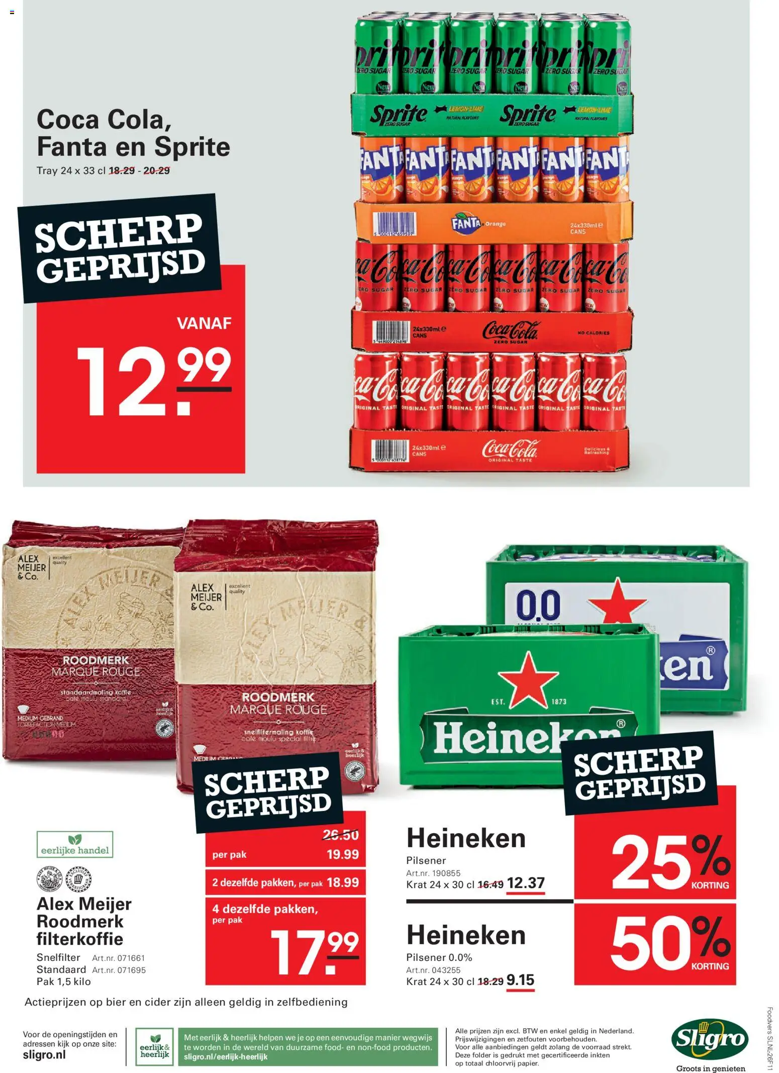 {H1} | Pagina: 49 | Producten: Bier, Coca Cola, Fanta, Cider
