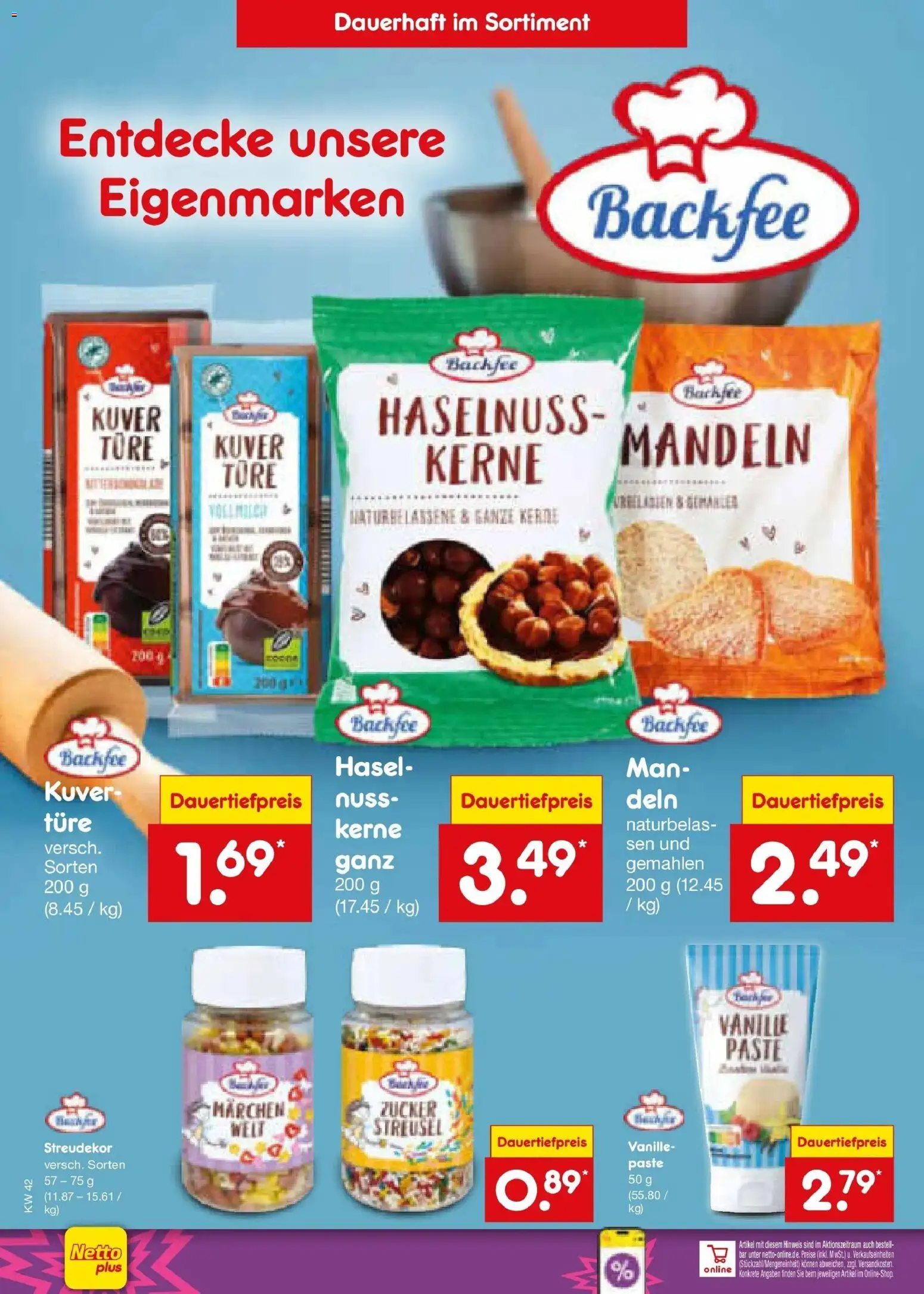 Netto Marken-Discount Prospekt Pirna – gültig ab 12.10.2026 | Seite: 54 | Produkte: Mandeln, Vanille, Zucker