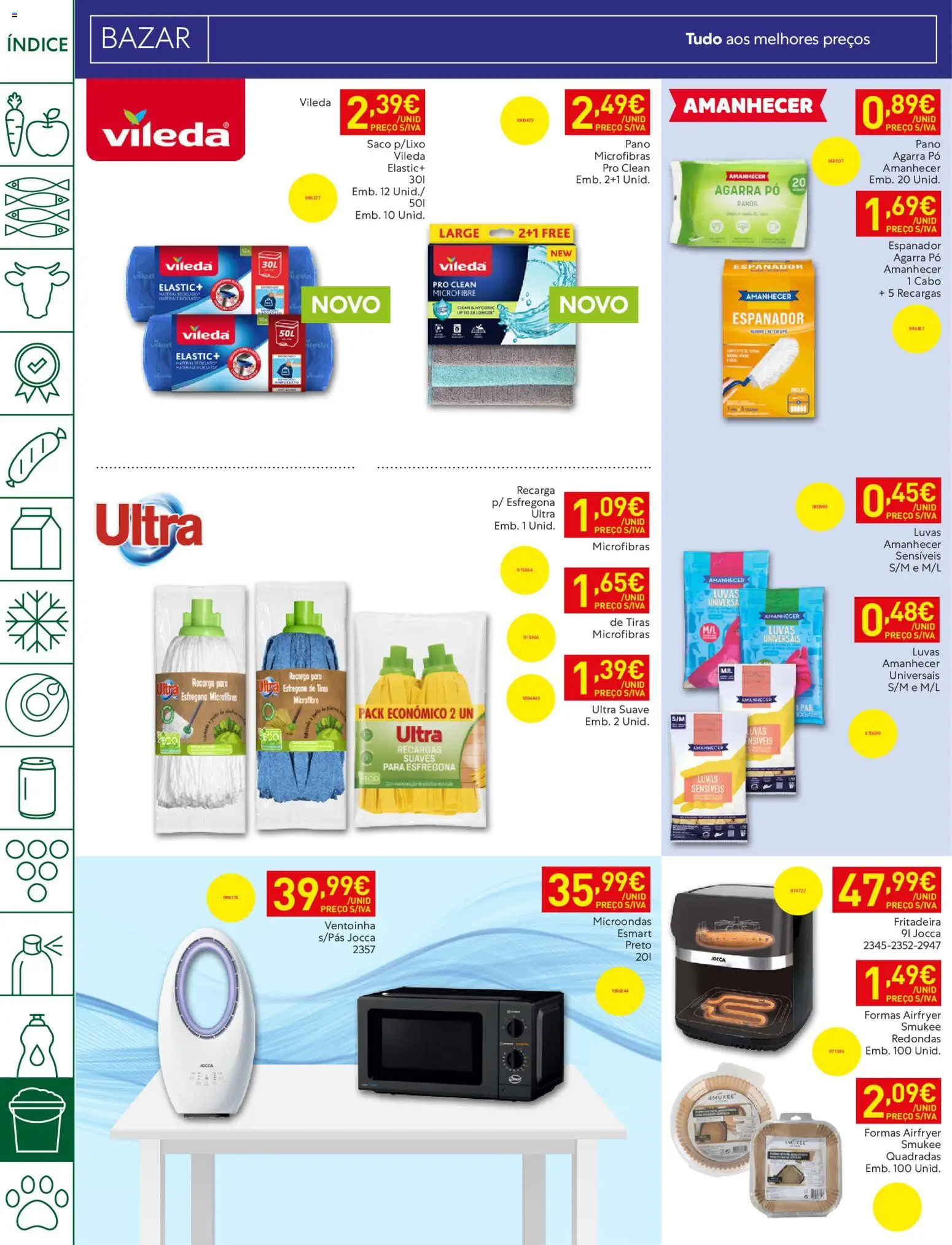 Recheio folheto Madeira │ válido de 16.06.2026 | Página: 38 | Produtos: Luvas, Cabo, Pó, Microondas
