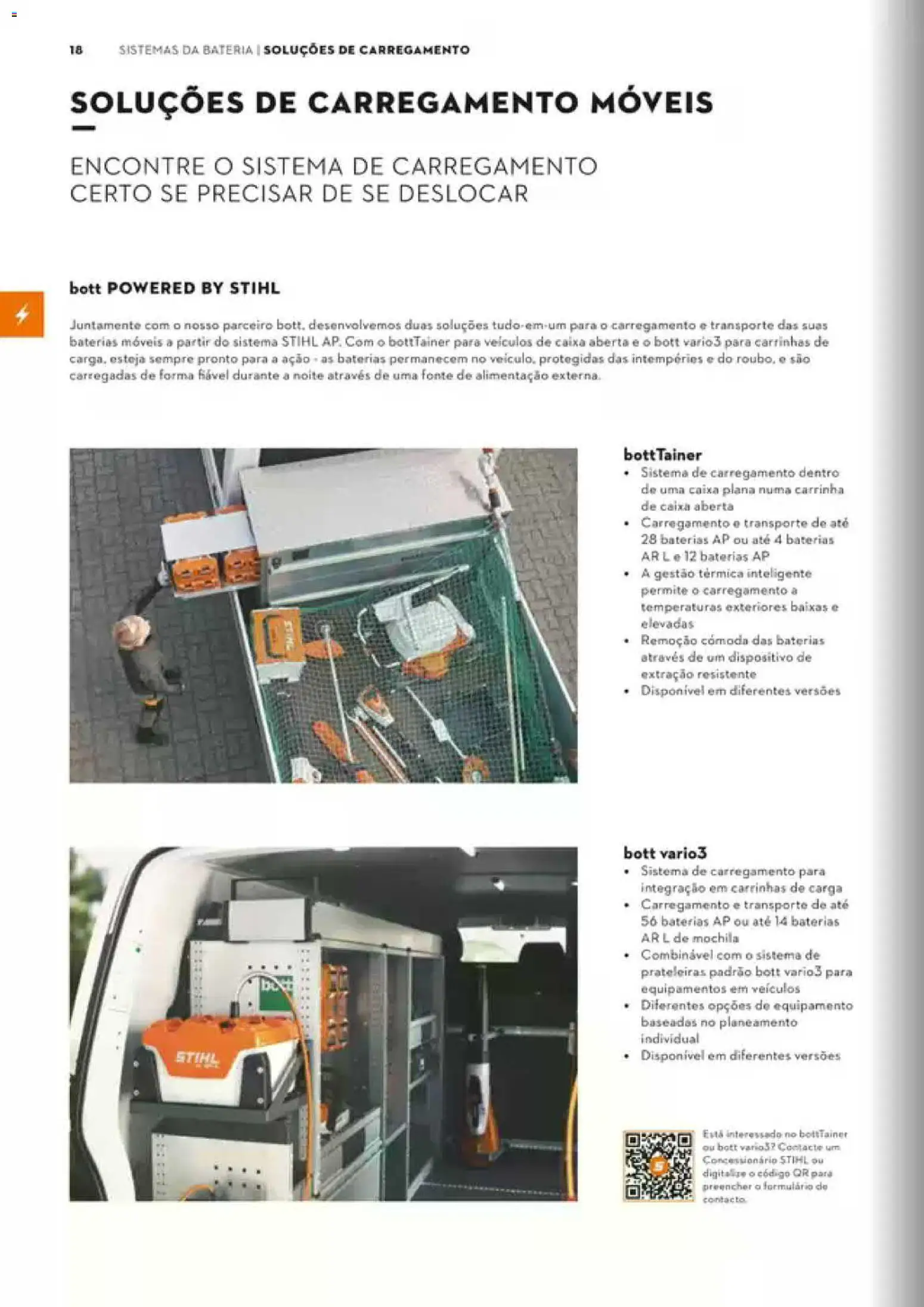 Stihl Catálogo │ válido de 07/09/2026 | Página: 18 | Produtos: Mochila, Baterias, Cómoda, Bateria