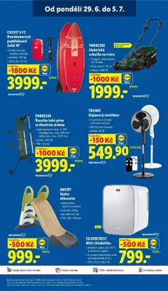 Náhled letáku PARKSIDE Elektrická sekačka na trávu, • 7 stupňů výšky sečení:, 20–70 mm, • šířka sečení: 44 cm, • příkon: 1800 W od 28.06.2026 | Strana: 51