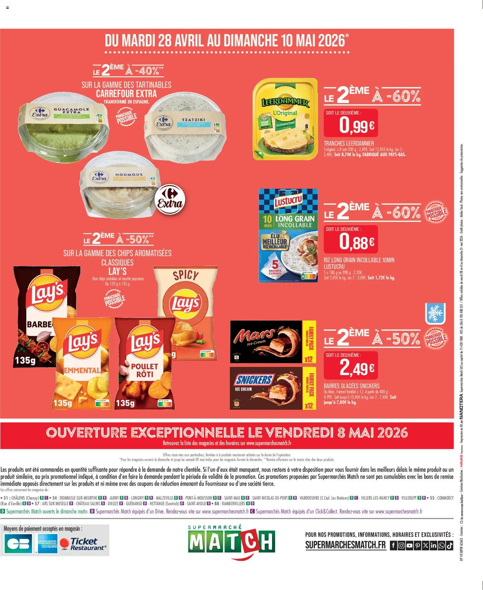 {H1} | Page: 26 | Produits: Emmental, Guacamole, Riz, Chips