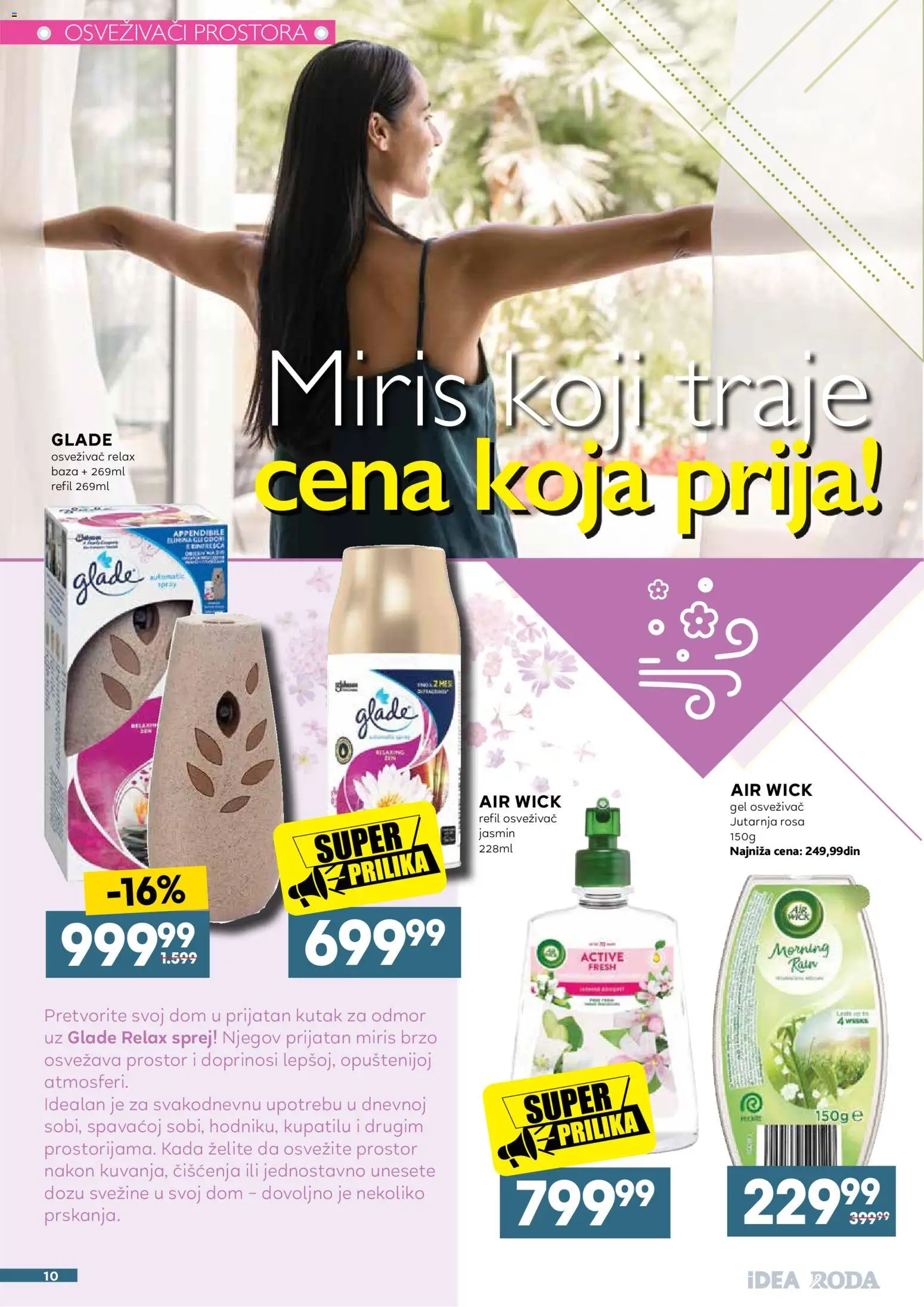 Idea katalog - važi od 31.08.2026 | Strana: 10 | Proizvode: Air wick, Miris