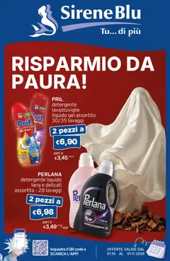 Anteprima del volantino Sirene Blu volantino valido a partire dal 01/10/2026