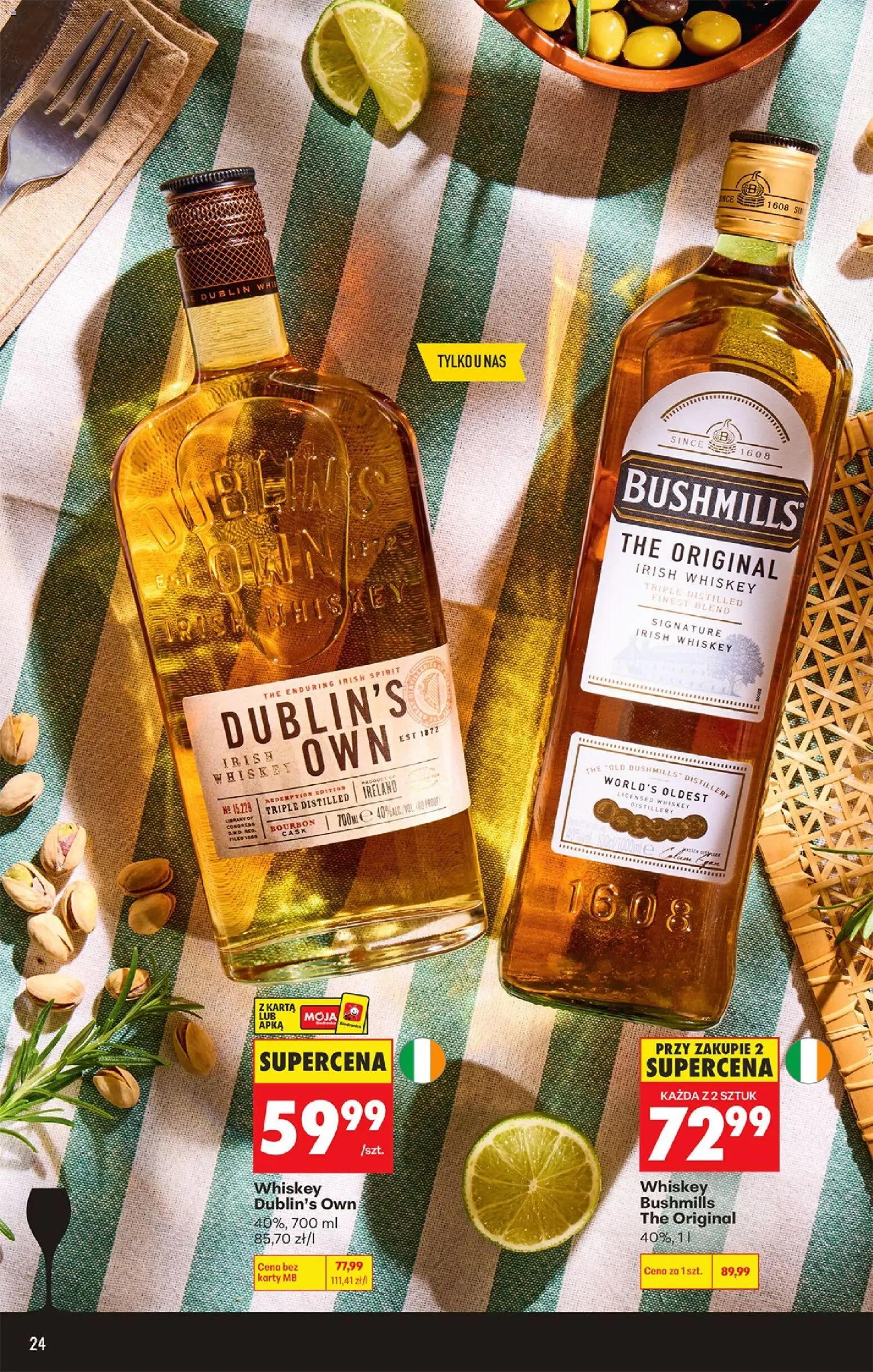 Biedronka gazetka - Czas na toast od 29.06.2026 | Strona: 24 | Produkty: Karta, Bourbon