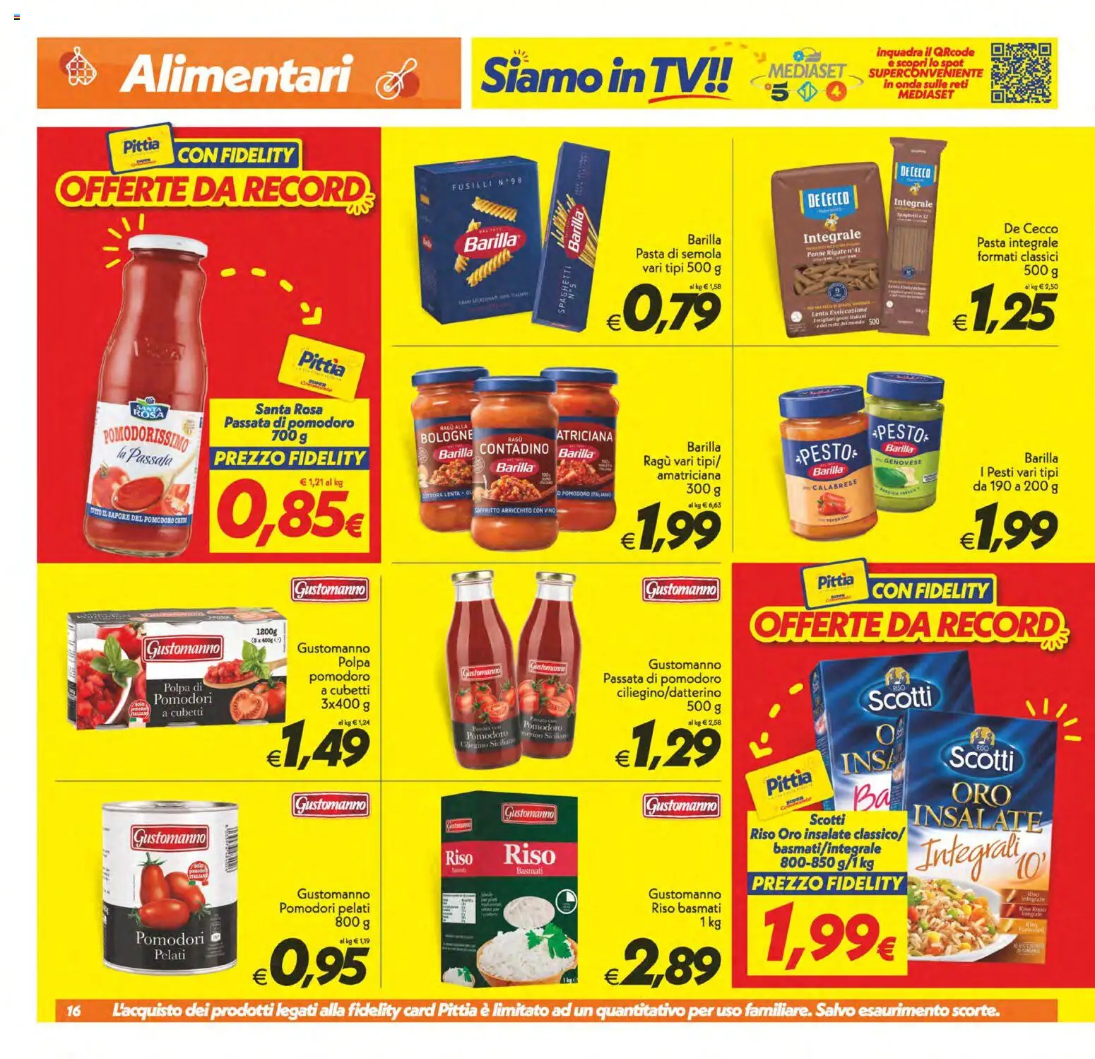 Volantino SuperConveniente del 29.05.2026 | Pagina: 16 | Prodotti: Pomodoro, Vino, Pomodori, Pesto