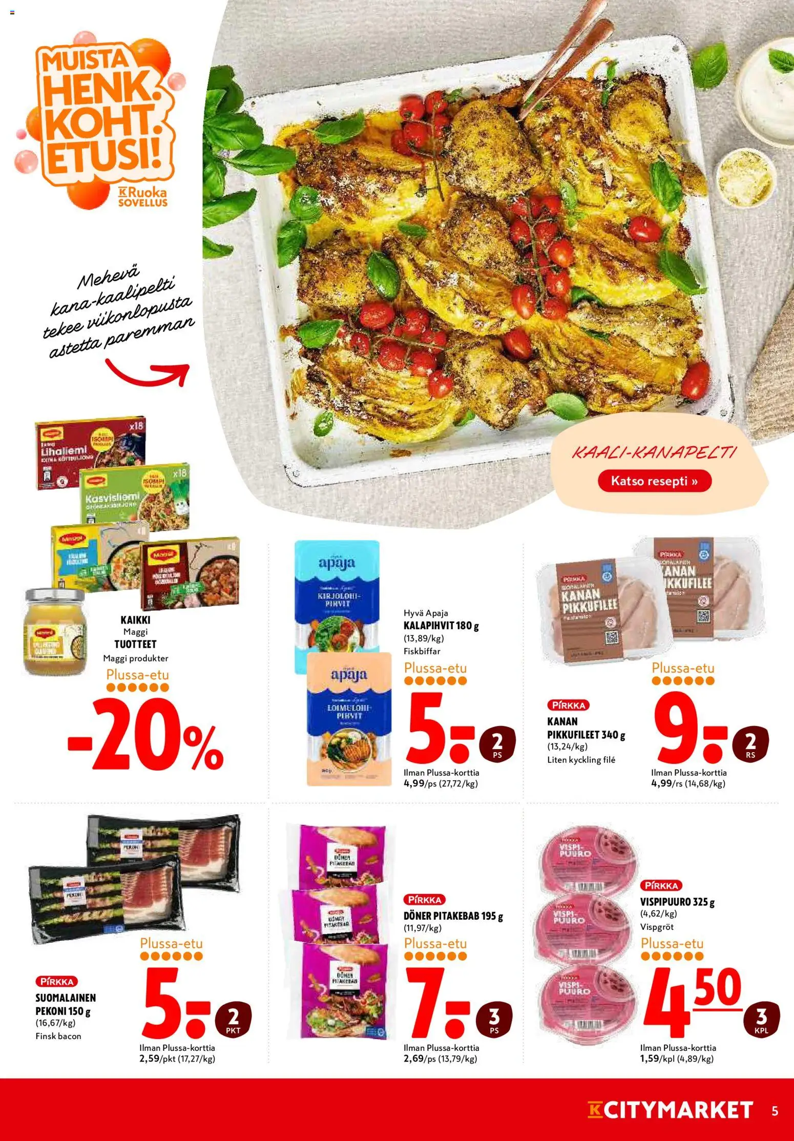 K-Citymarket tarjoukset – voimassa 21/09/2026 alkaen | Sivu: 5