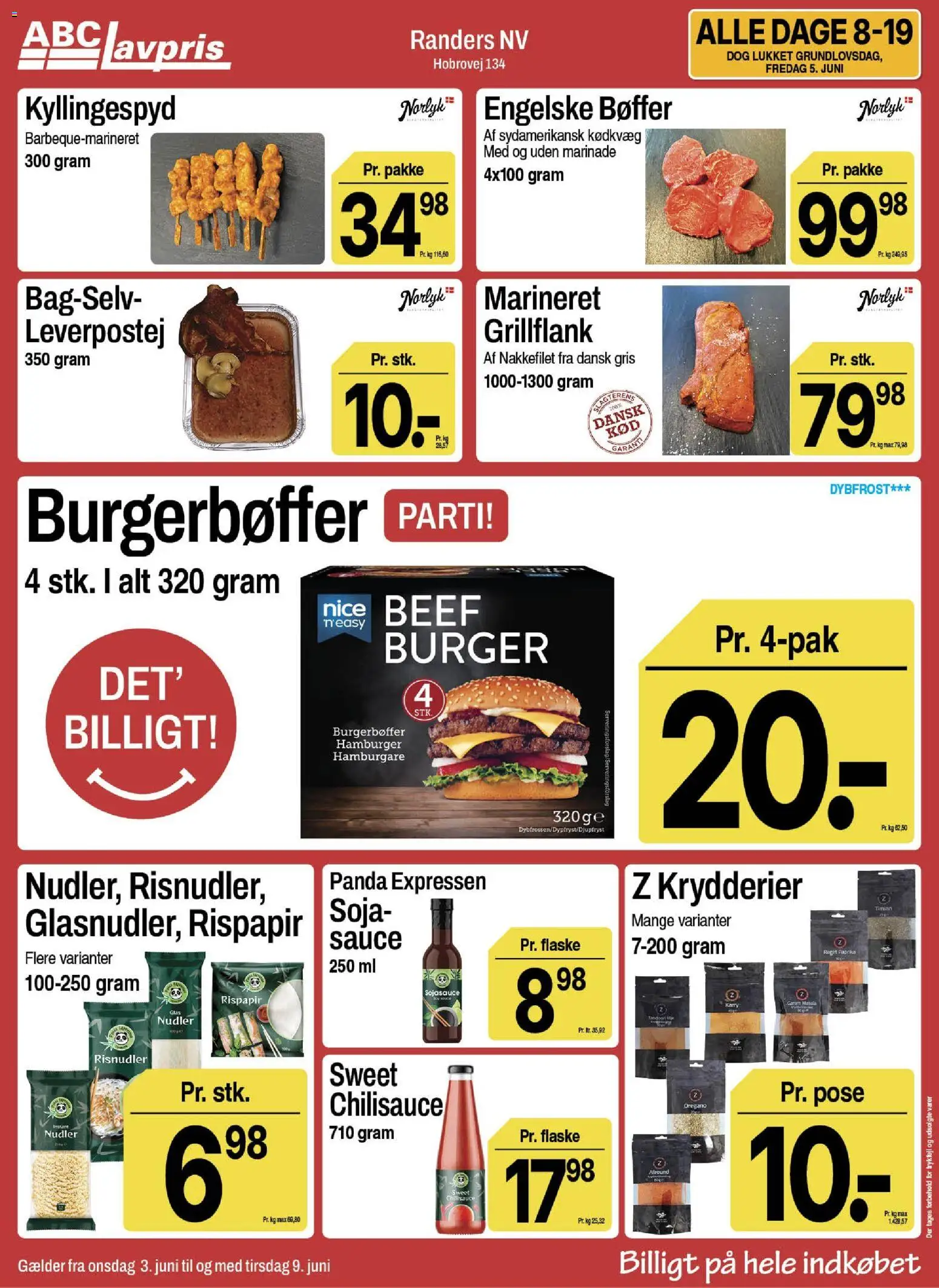 Abc Lavpris tilbudsavis – gyldig fra 03.06.2026 | Side: 8 | Produkter: Leverpostej, Nakkefilet, Oregano, Timian