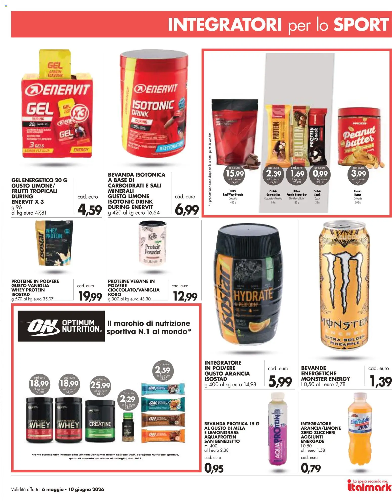 Volantino Italmark del 06.05.2026 | Pagina: 19 | Prodotti: Cioccolato, Latte, Limone, Arancia