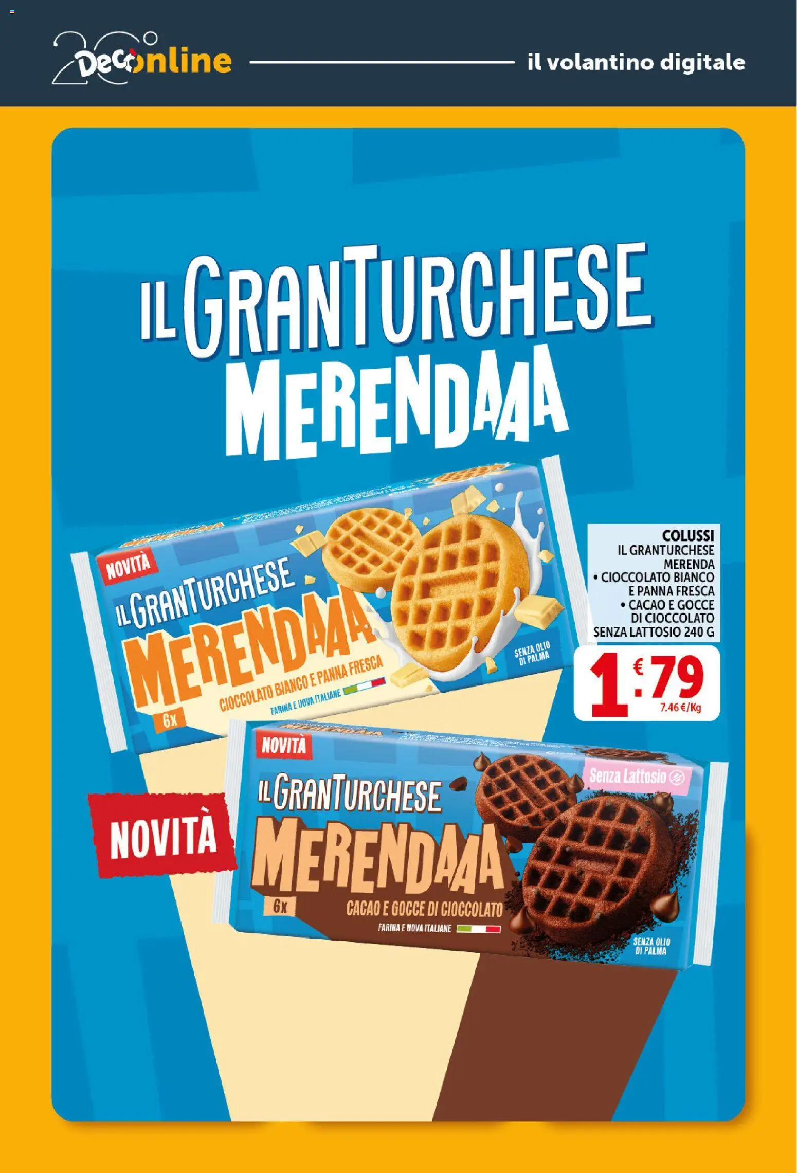 Volantino Decò del 10/07/2026 | Pagina: 27 | Prodotti: Uova, Cioccolato, Panna, Olio