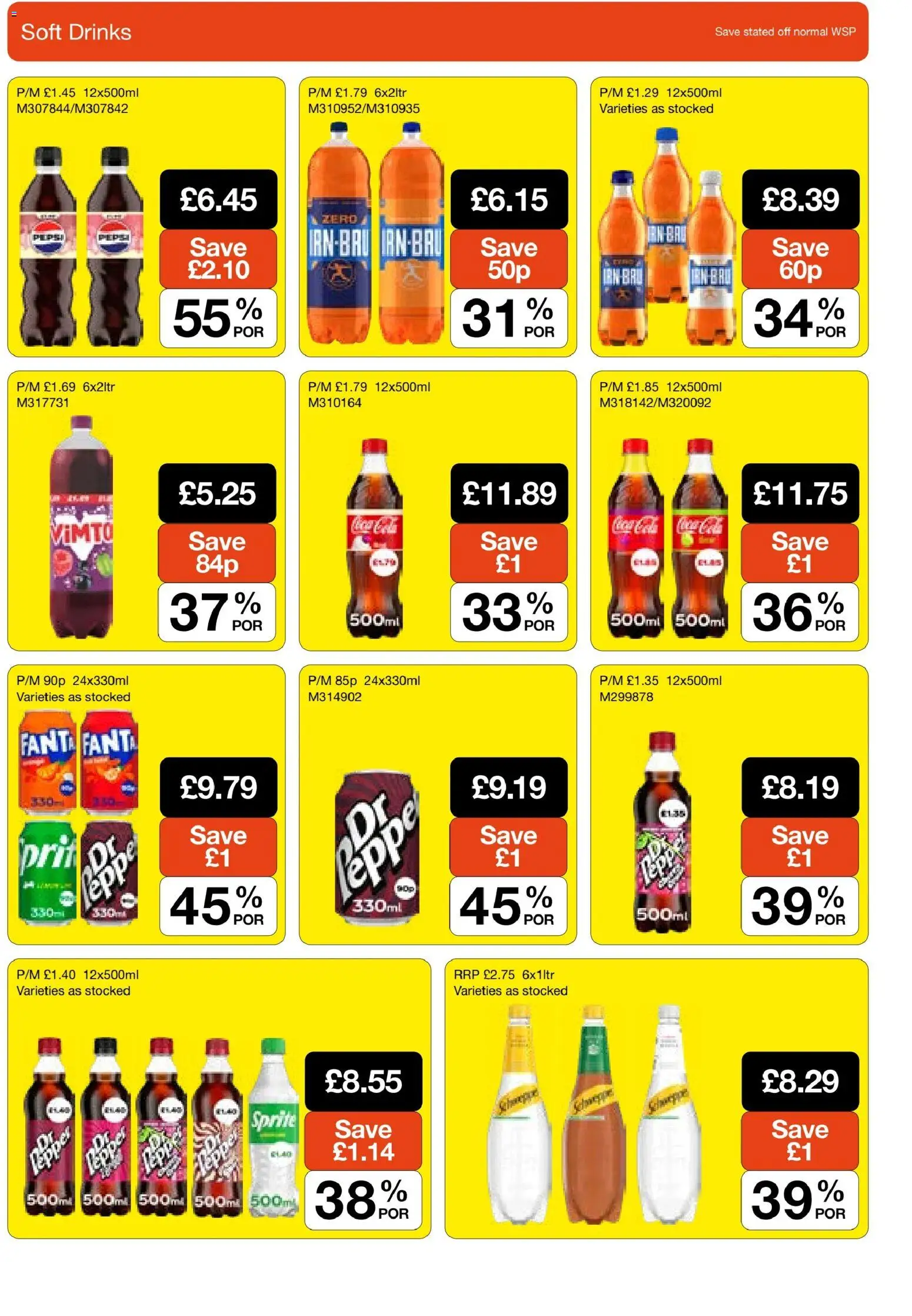 {H1} | Page: 4 | Products: Sprite, Fanta, Drinks