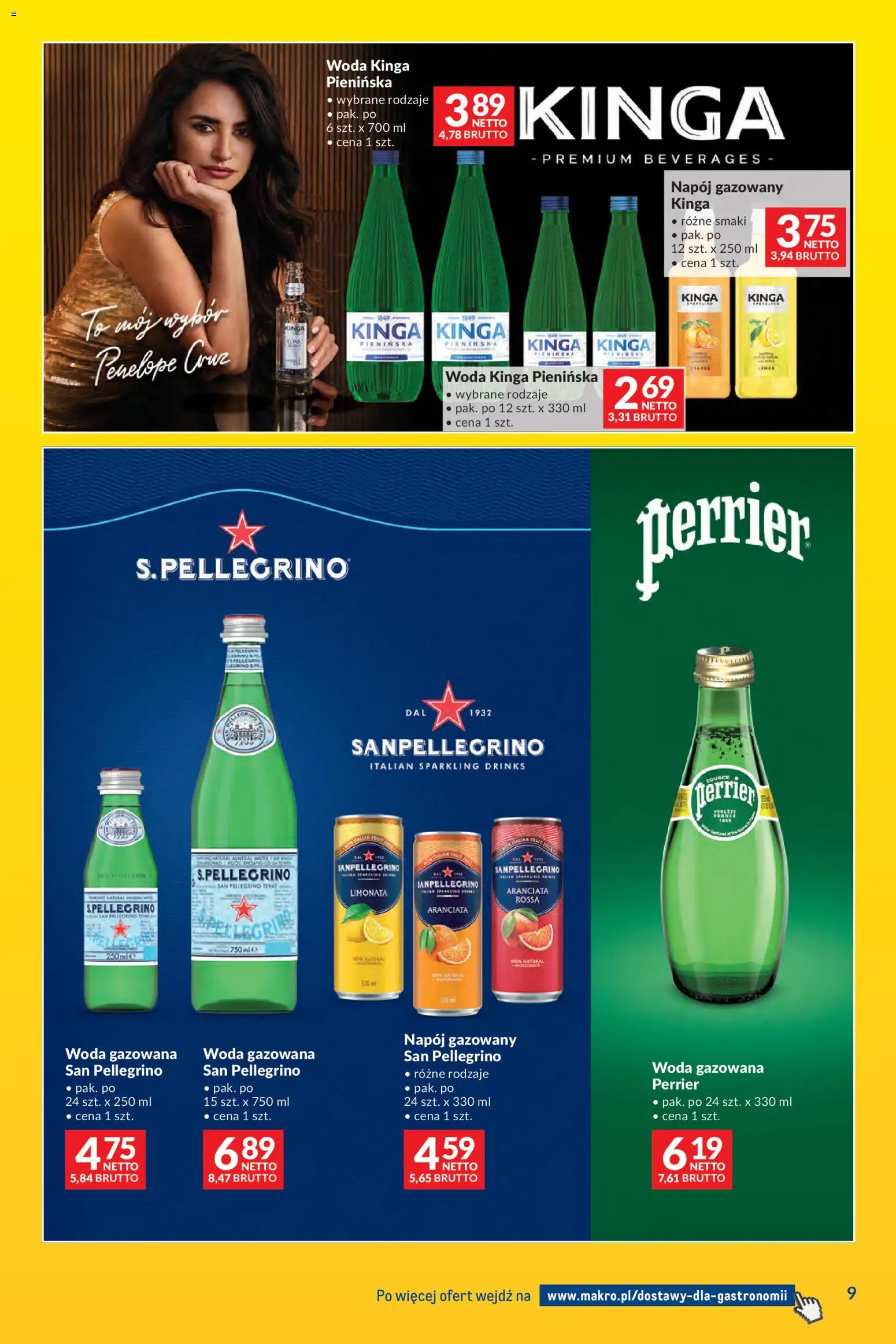 Makro gazetka - Dostawy dla gastronomii od 01.06.2026 | Strona: 9 | Produkty: Woda