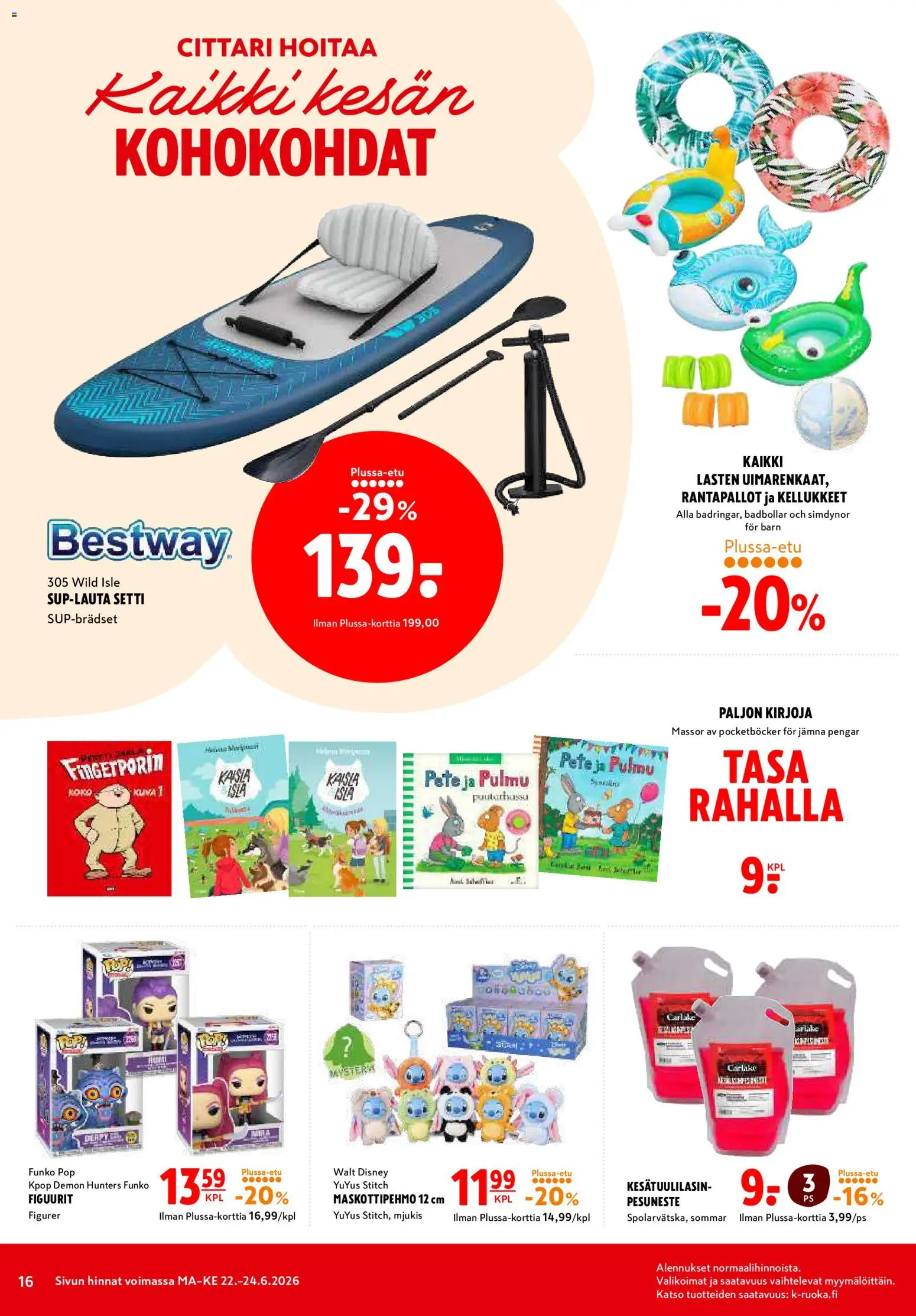 K-Citymarket tarjoukset – voimassa 22/06/2026 alkaen | Sivu: 16