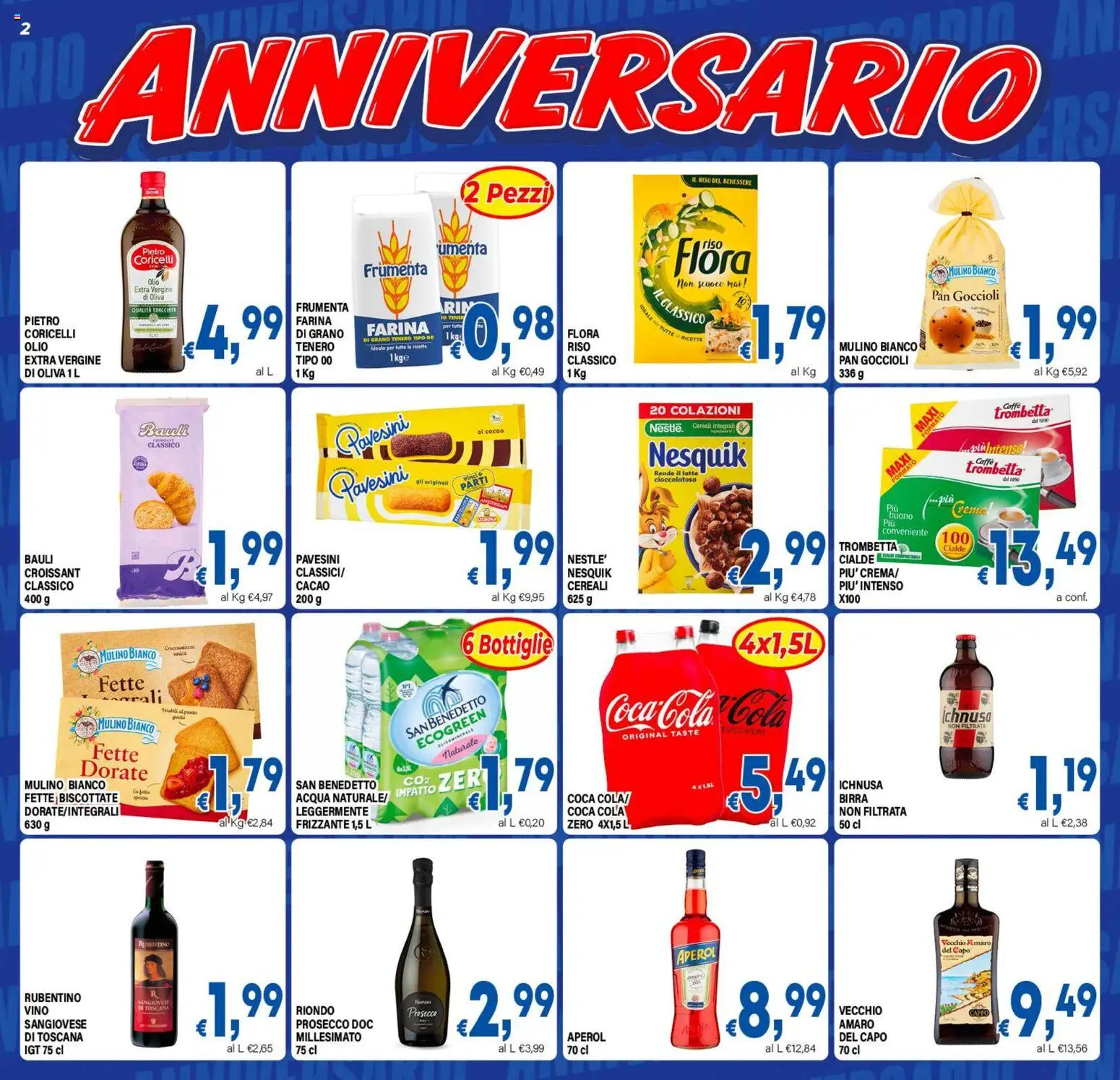Volantino DEM del 11/09/2026 | Pagina: 2 | Prodotti: Birra, Acqua, Cacao, Cialde