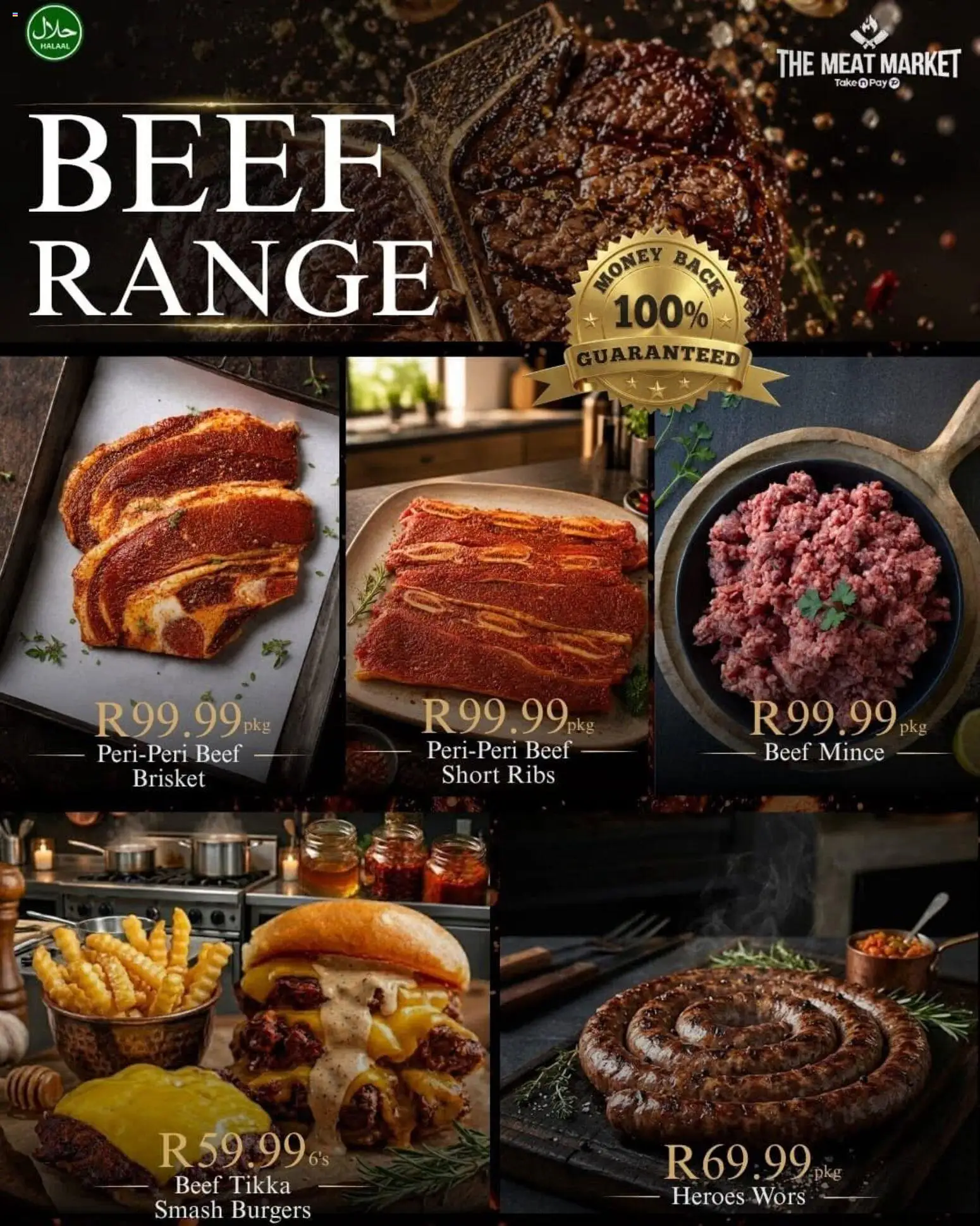New Take n Pay catalogue – valid from 30/06/2026 | Page: 17 | Products: Ribs, Beef, Burgers
